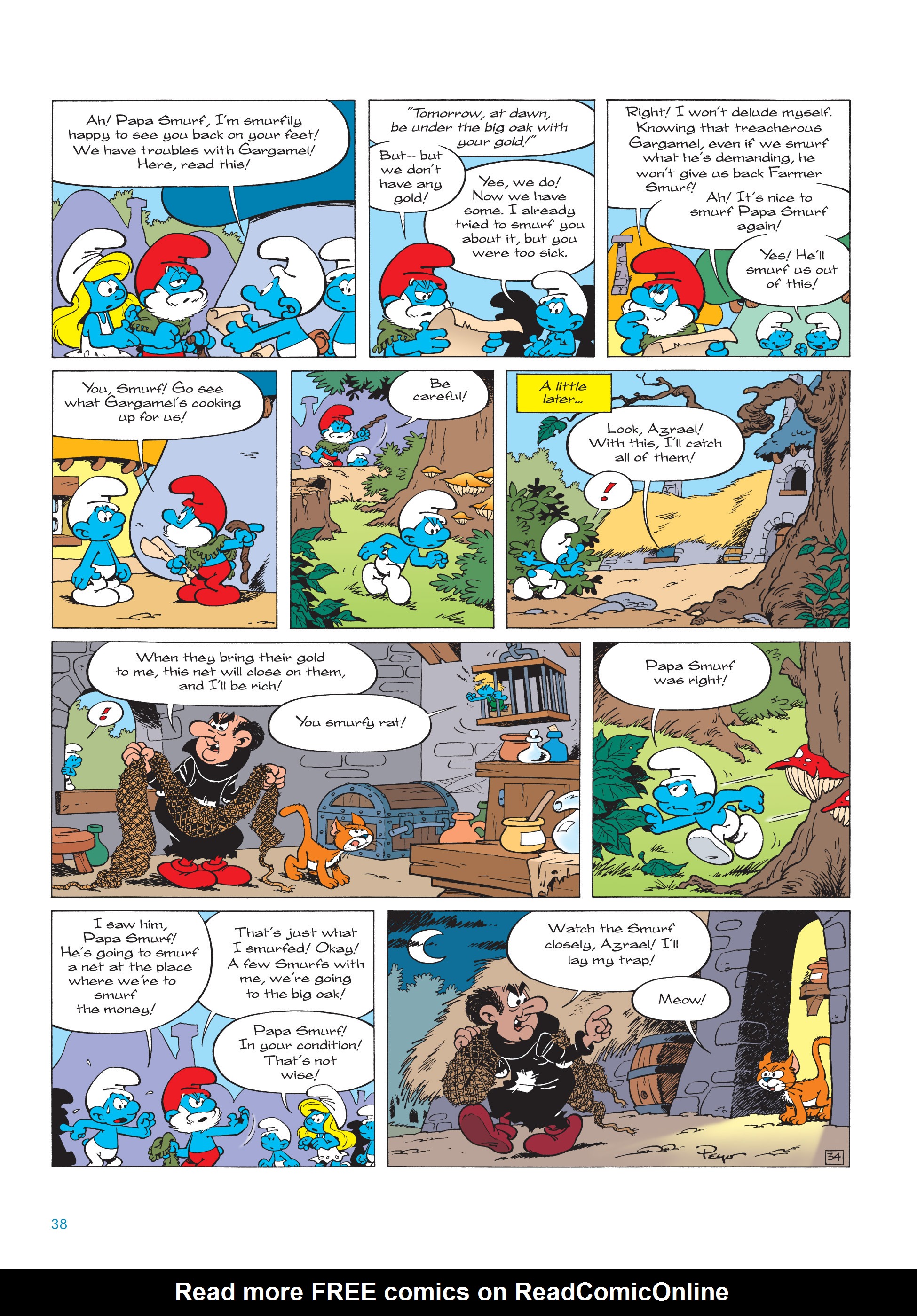 Read online The Smurfs comic -  Issue #18 - 38