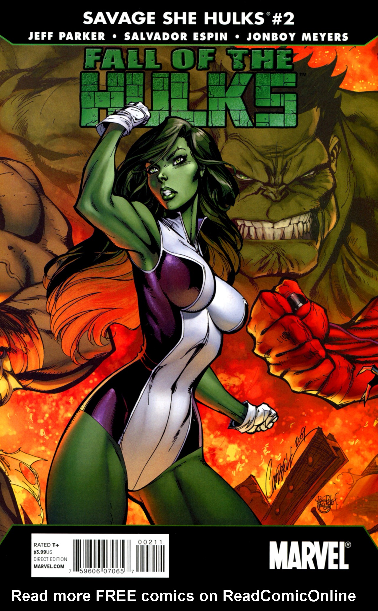 Read online Fall of the Hulks: The Savage She-Hulks comic -  Issue #2 - 2