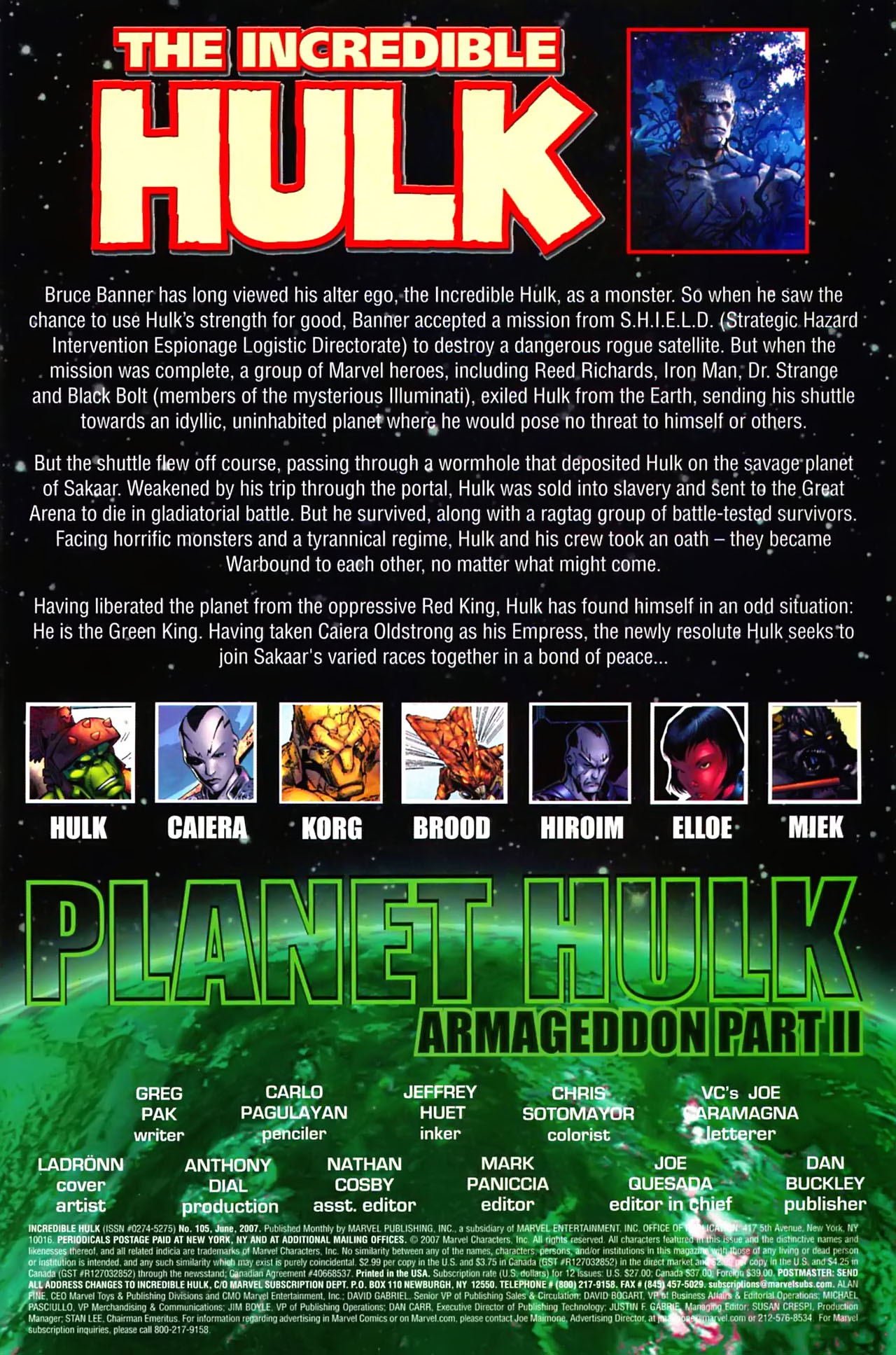 Read online The Incredible Hulk (2000) comic -  Issue #105 - 2