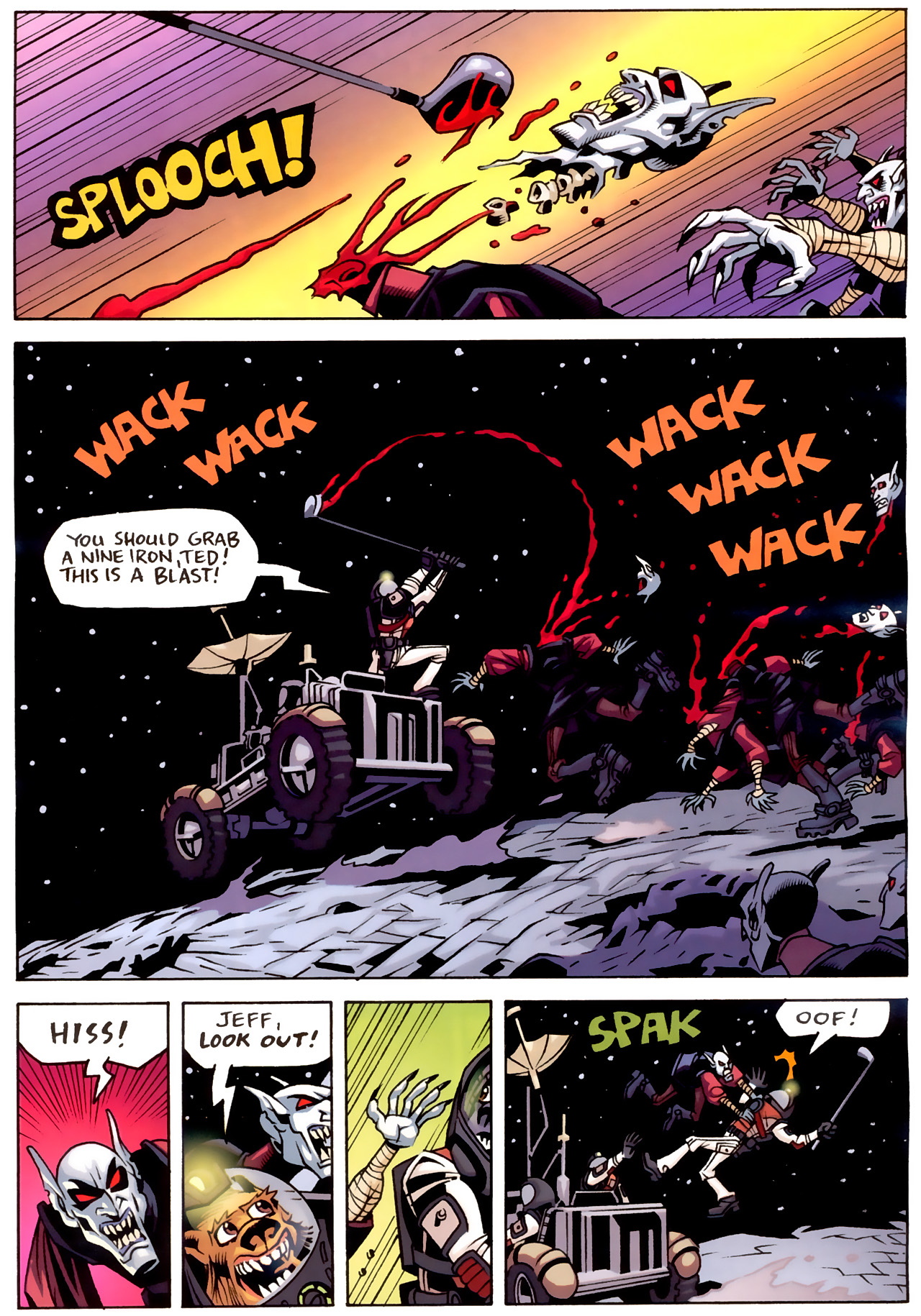 Read online Werewolves on the Moon: Versus Vampires comic -  Issue #3 - 5