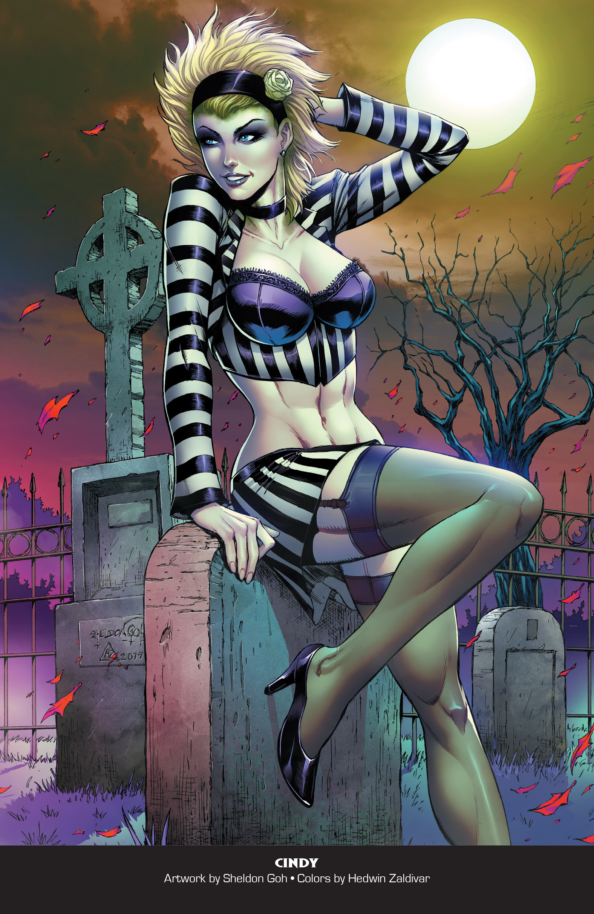 Read online Grimm Fairy Tales 2019 Horror Pinup Special comic -  Issue # Full - 31