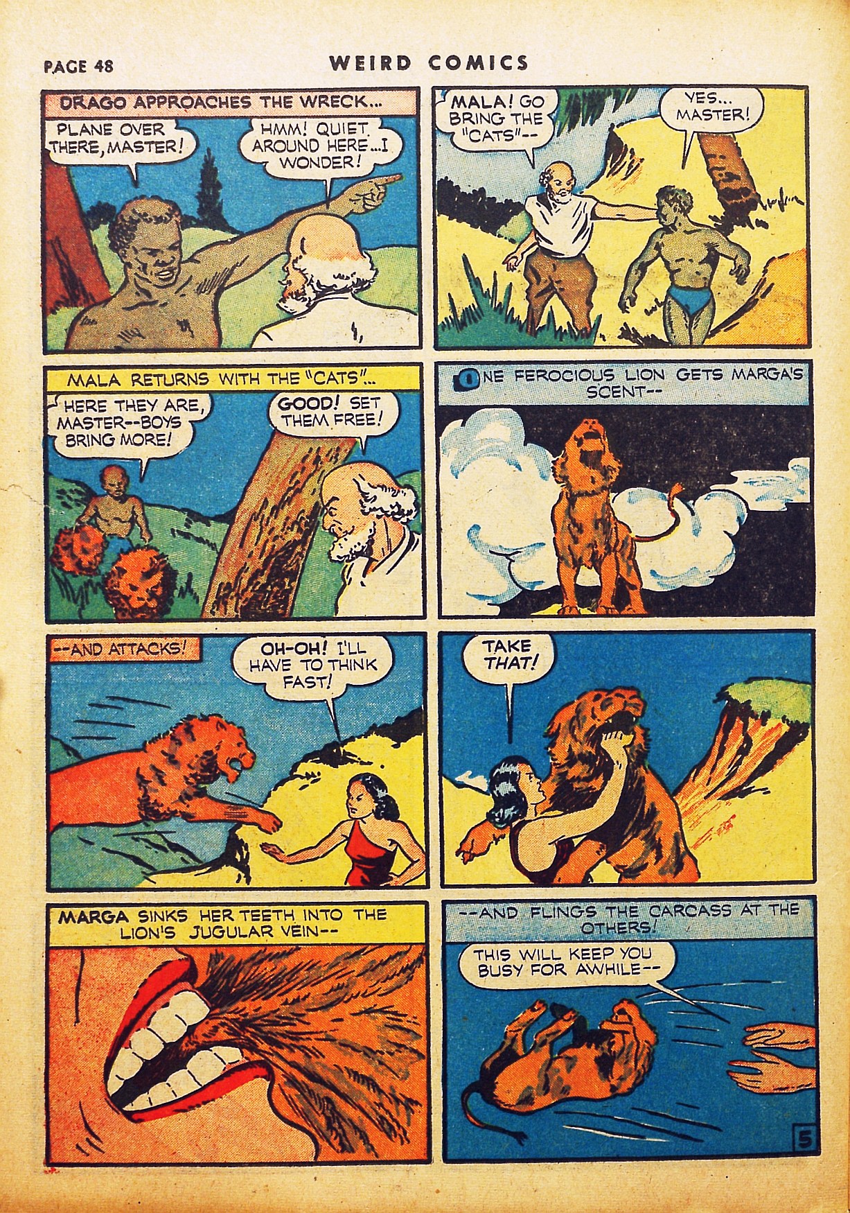 Read online Weird Comics comic -  Issue #12 - 49