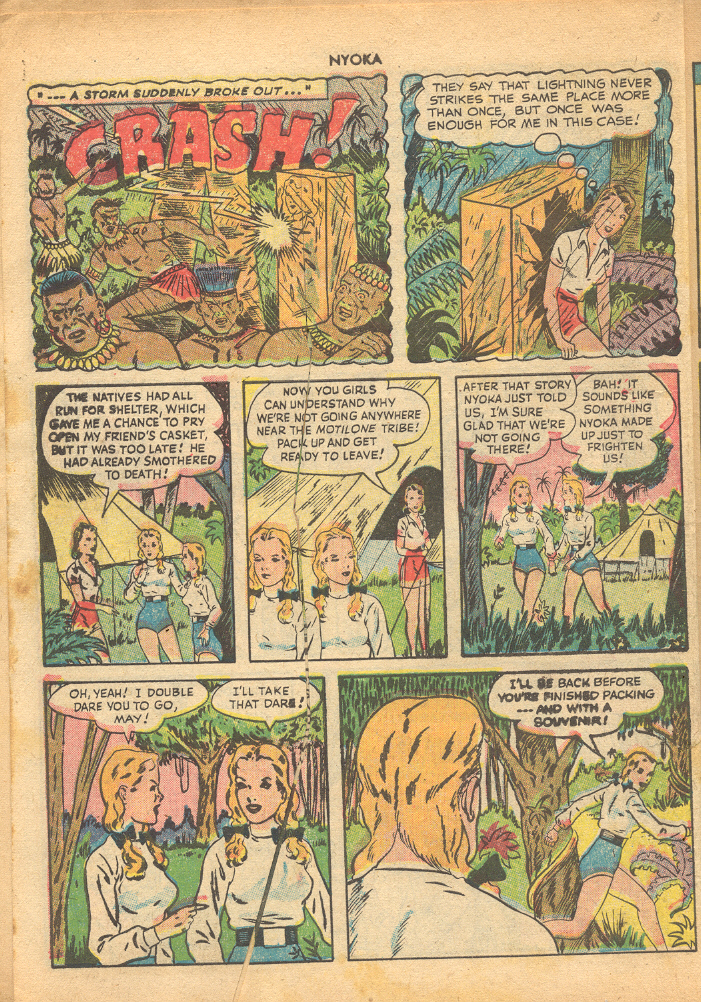 Read online Nyoka the Jungle Girl (1945) comic -  Issue #28 - 8