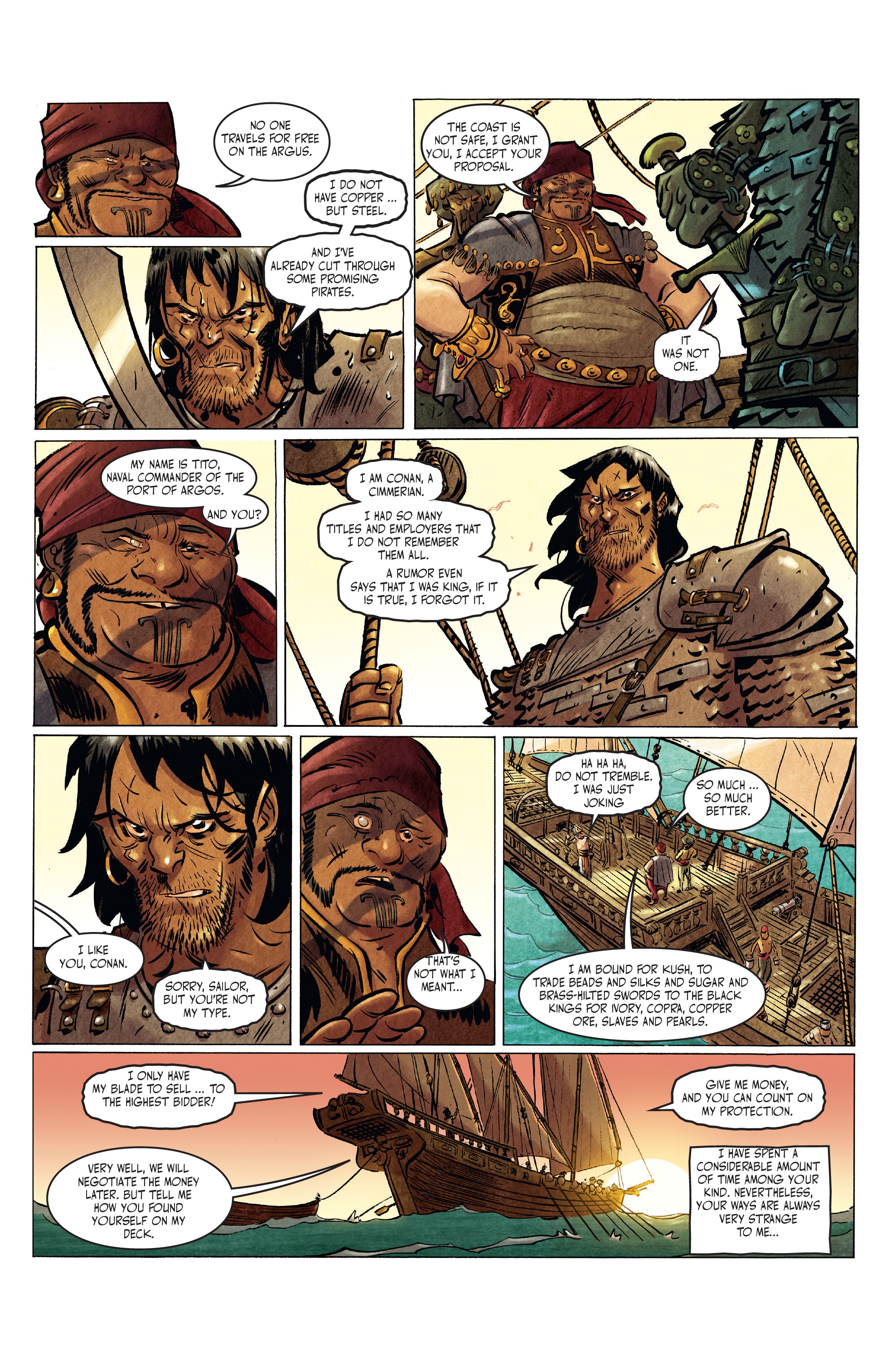 Read online The Cimmerian comic -  Issue # TPB 1 - 11