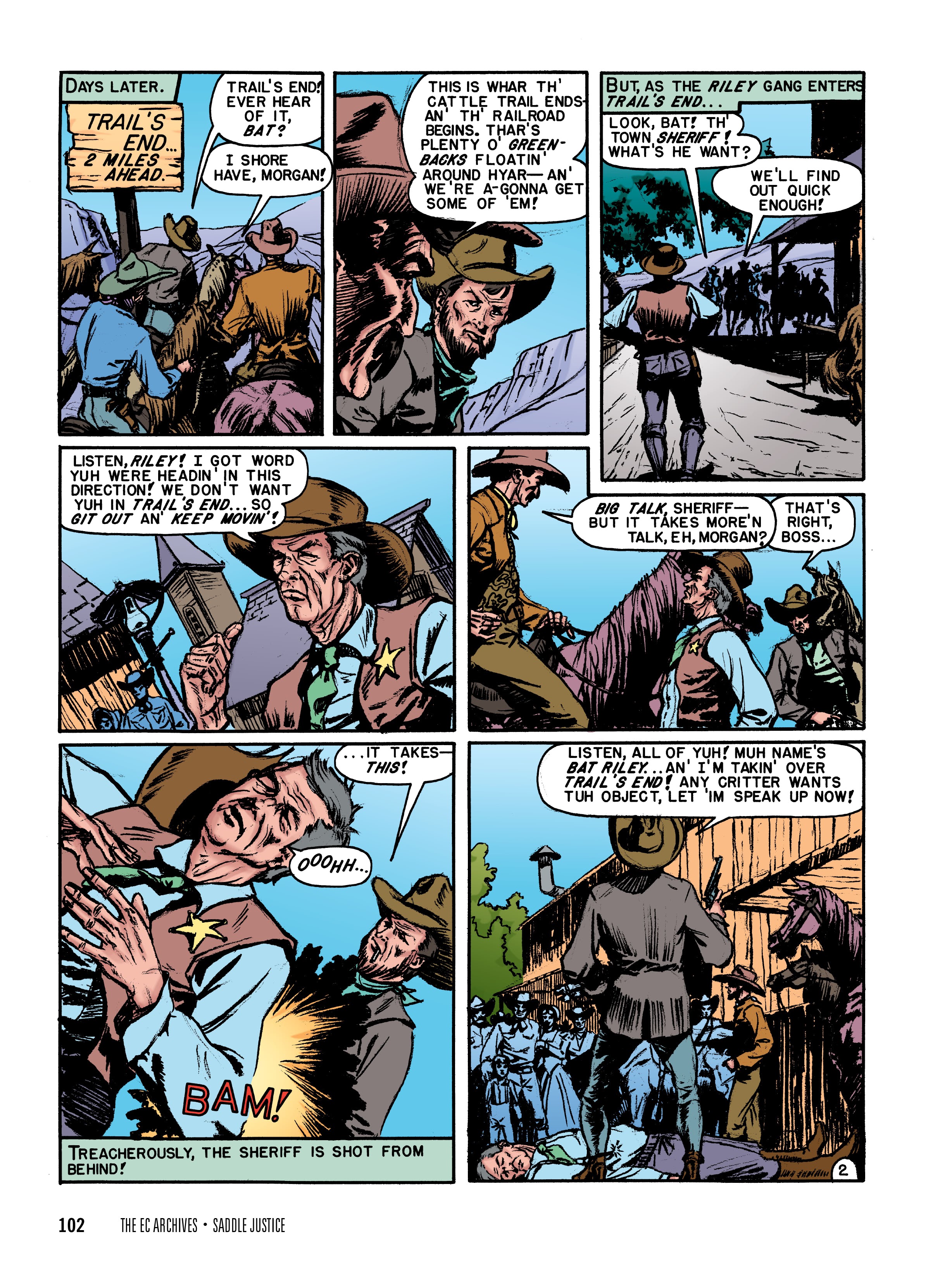 Read online The EC Archives: Saddle Justice comic -  Issue # TPB (Part 2) - 4