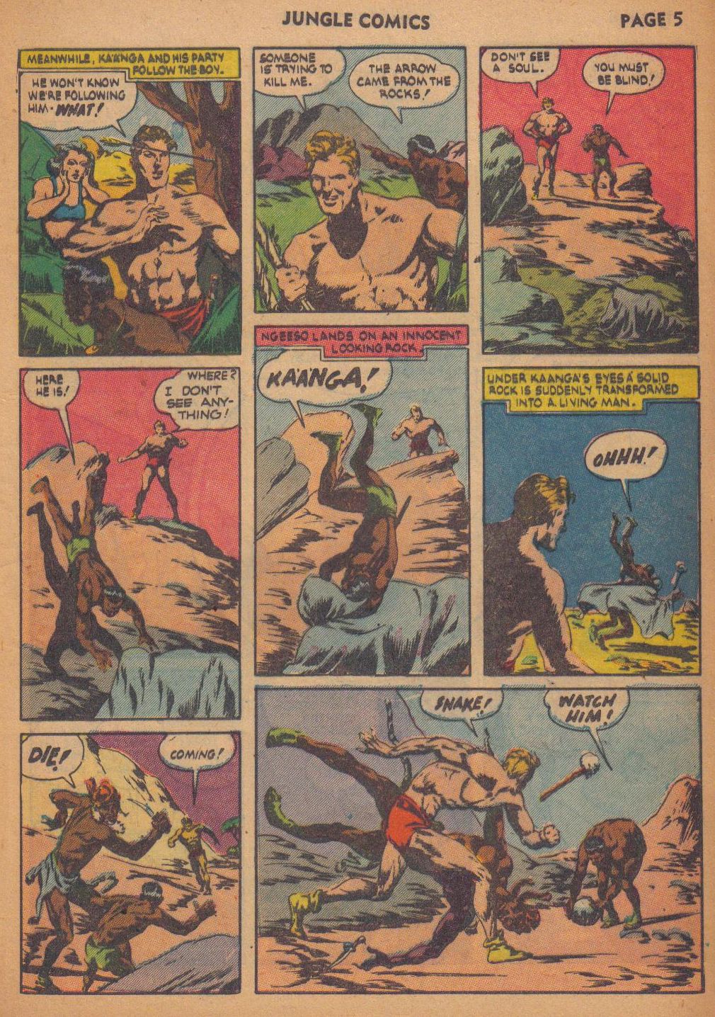 Read online Jungle Comics comic -  Issue #29 - 6