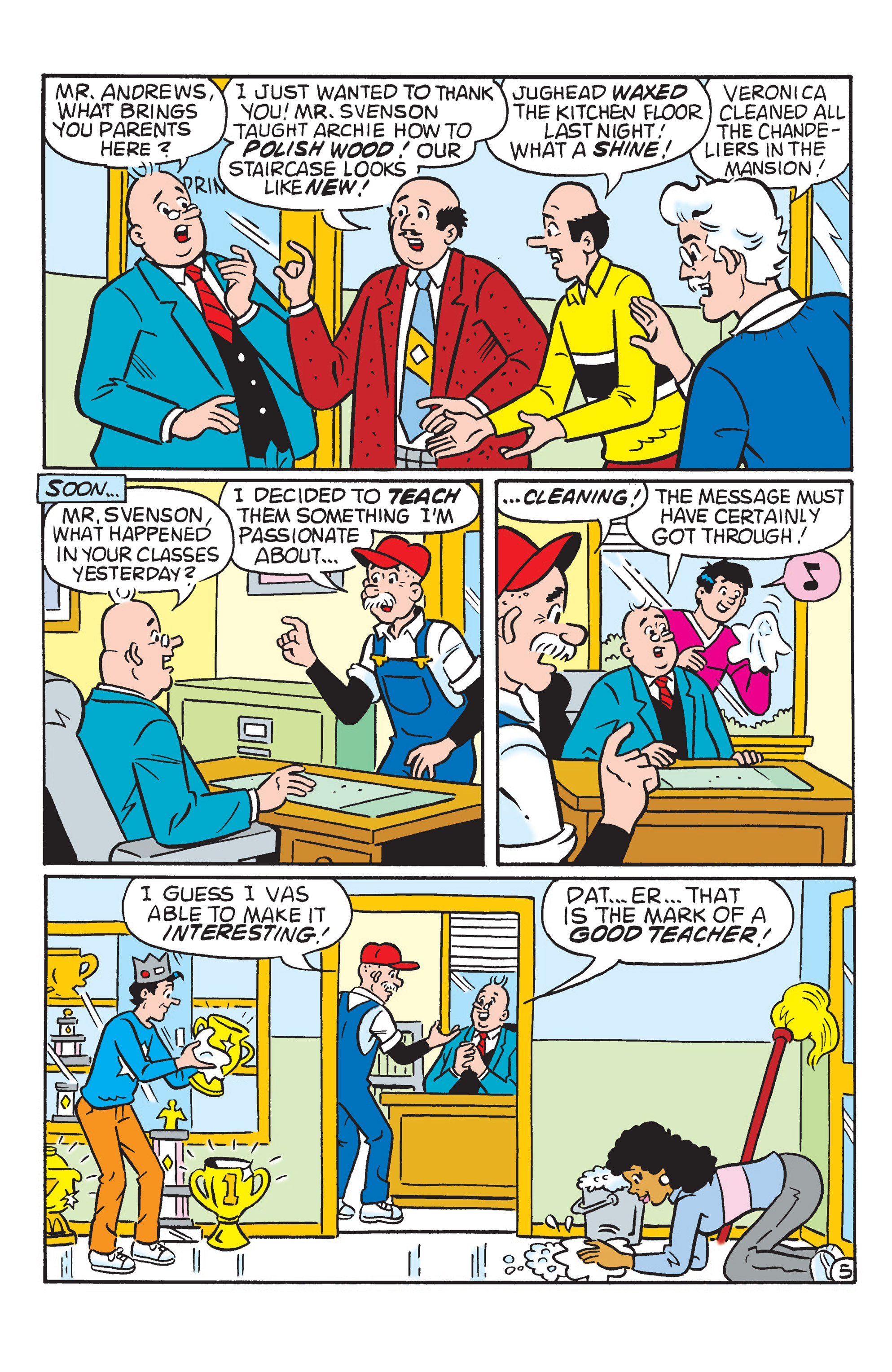 Read online Archie & Friends: Faculty Funnies comic -  Issue # TPB - 87