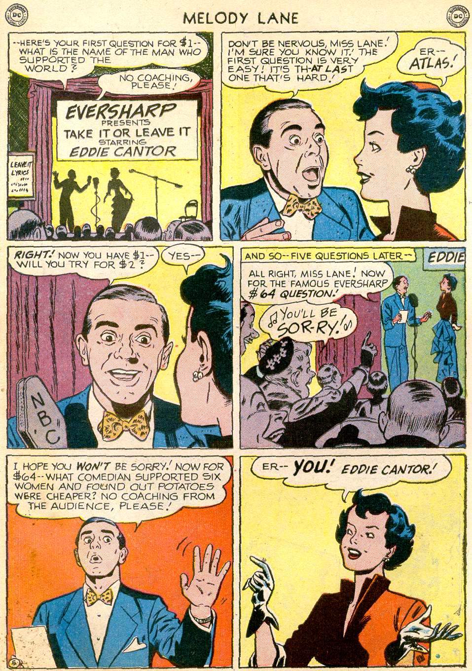 Read online Miss Melody Lane of Broadway comic -  Issue #3 - 45
