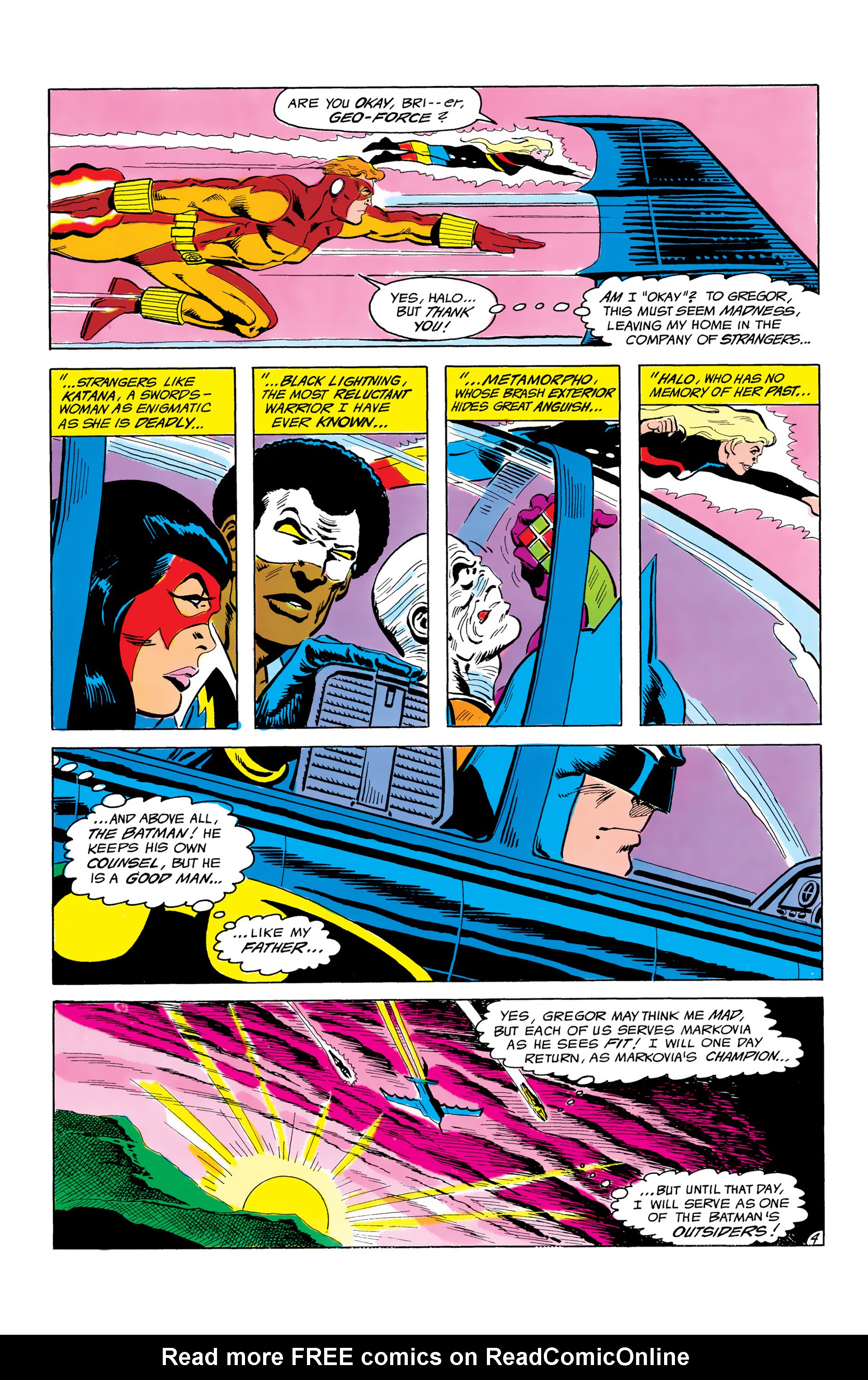 Read online Batman and the Outsiders (1983) comic -  Issue #3 - 5