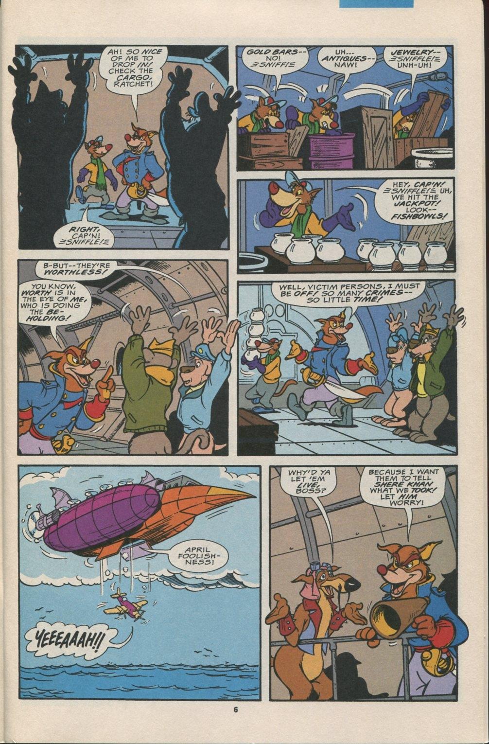 Read online Disney's Tale Spin Limited Series: ''Take Off'' comic -  Issue #3 - 7