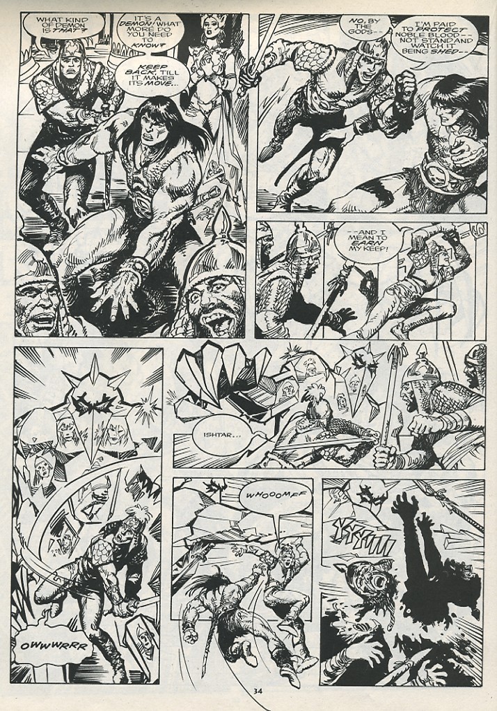 The Savage Sword Of Conan issue 217 - Page 36
