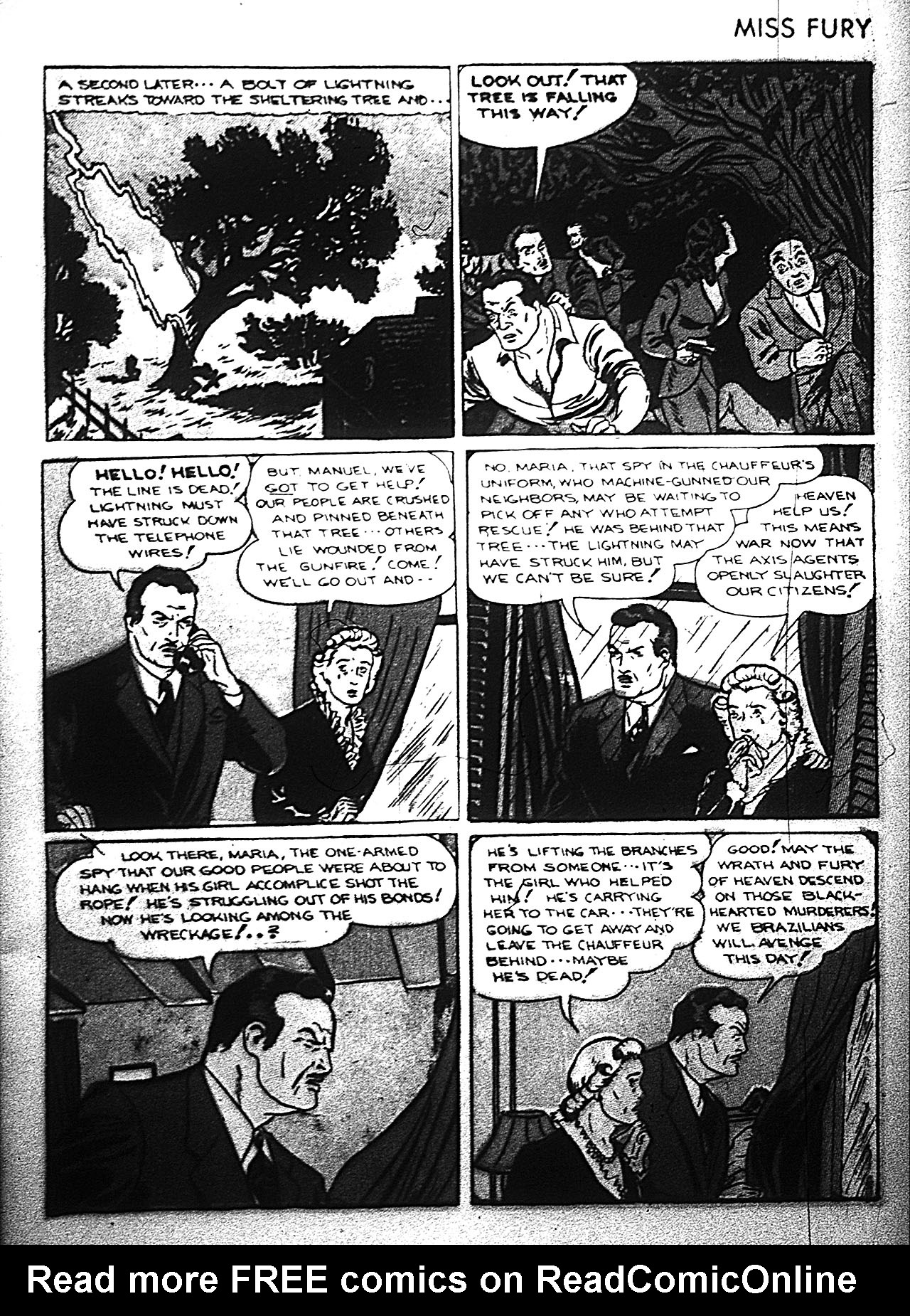 Read online Miss Fury (1942) comic -  Issue #3 - 5