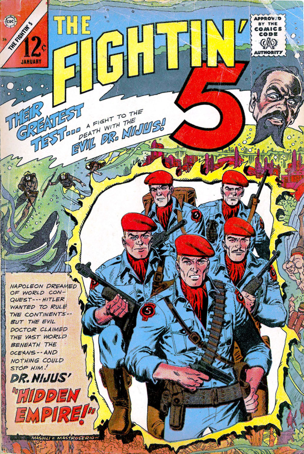 Read online The Fightin' 5 comic -  Issue #36 - 1
