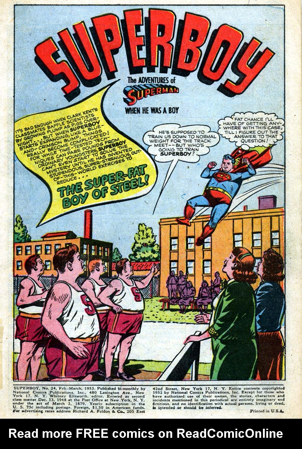 Read online Superboy (1949) comic -  Issue #24 - 2