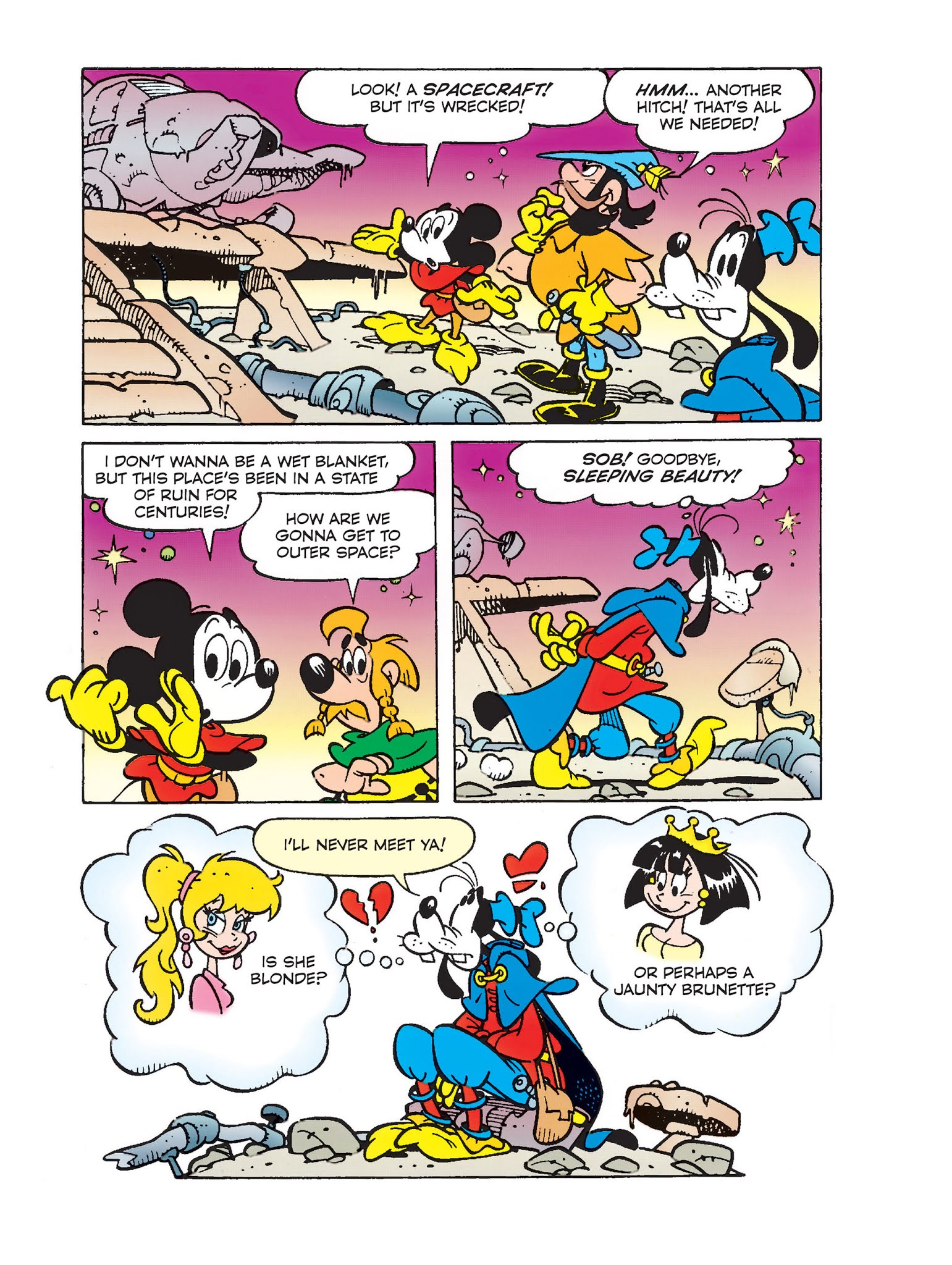 Read online Mickey Mouse and the Sleeping Beauty in the Stars comic -  Issue #2 - 5