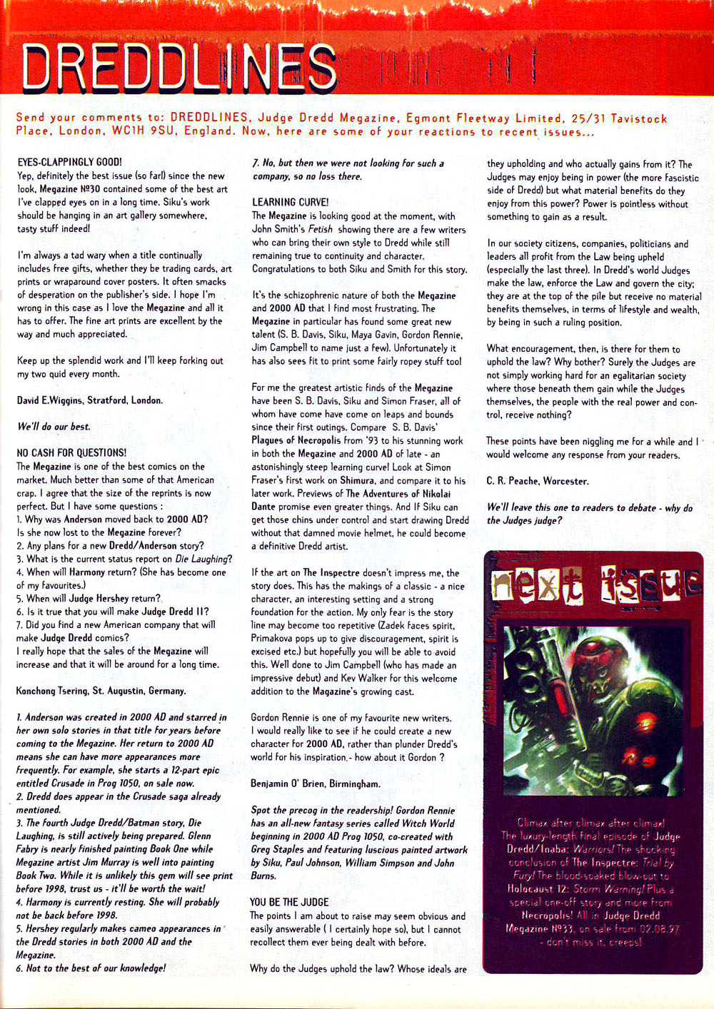 Read online Judge Dredd Megazine (vol. 3) comic -  Issue #32 - 25