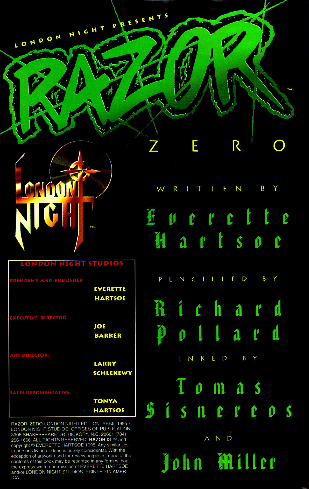Read online Razor comic -  Issue #0 - 2