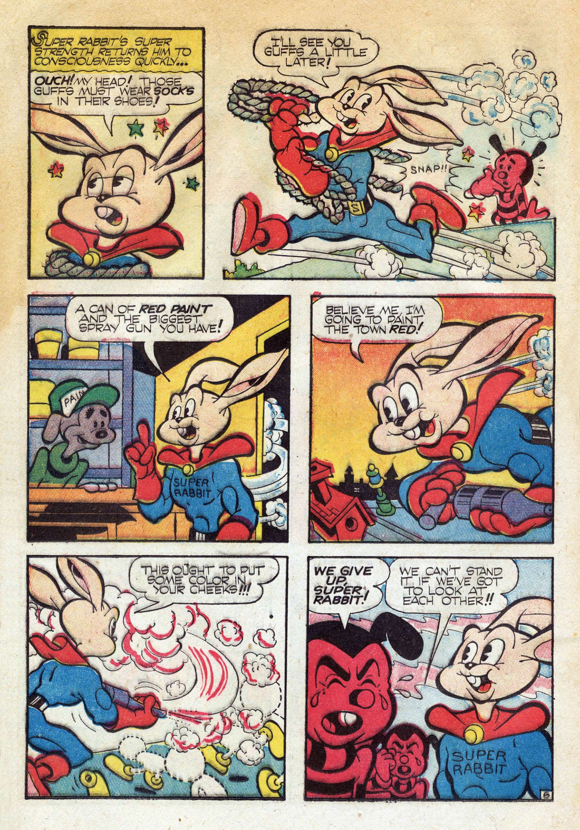 Read online Super Rabbit comic -  Issue #4 - 16