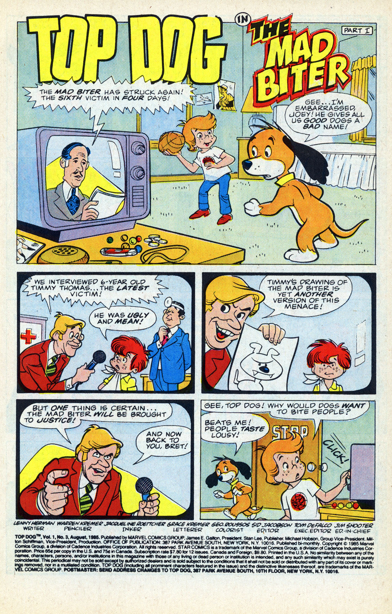 Read online Top Dog comic -  Issue #3 - 3