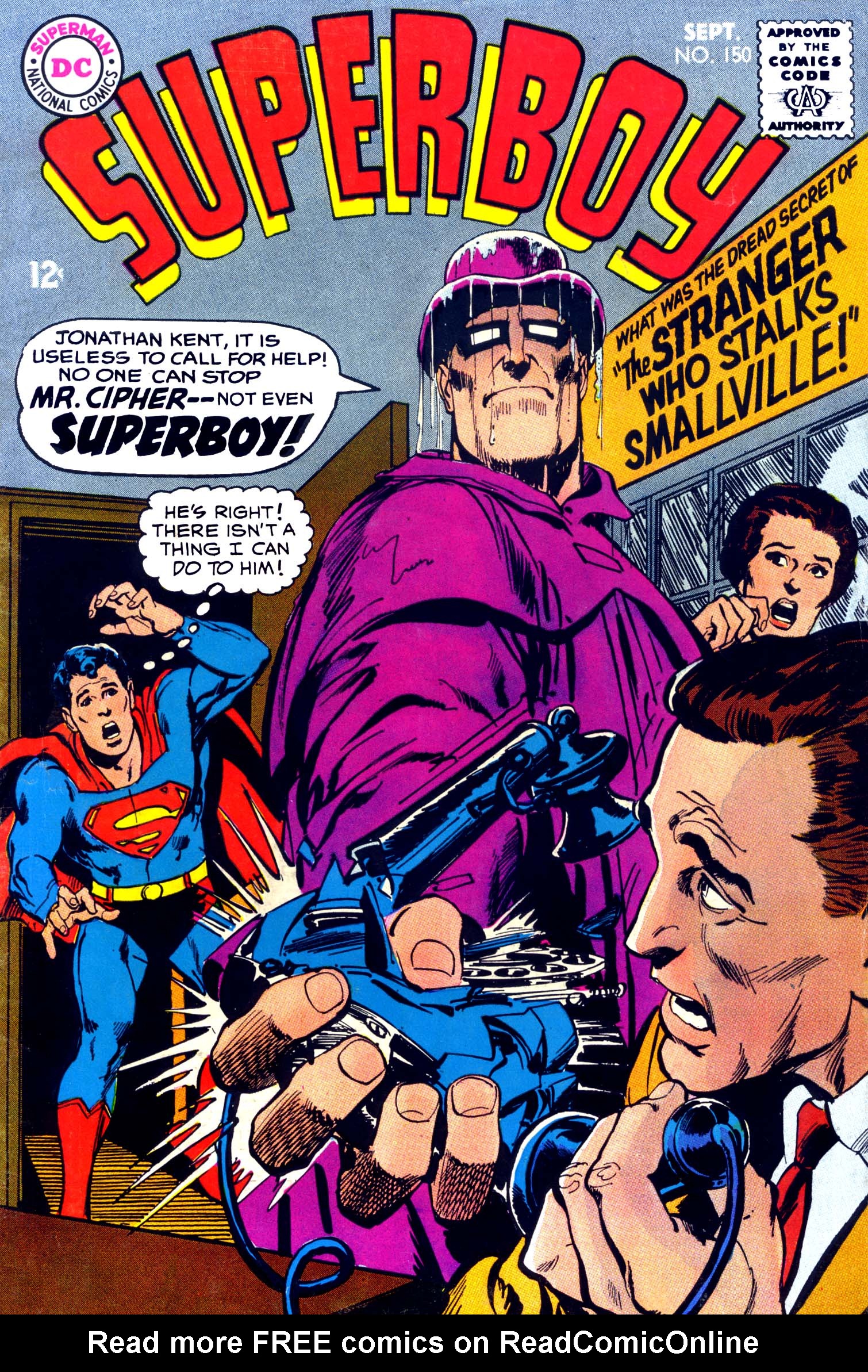 Read online Superboy (1949) comic -  Issue #150 - 1