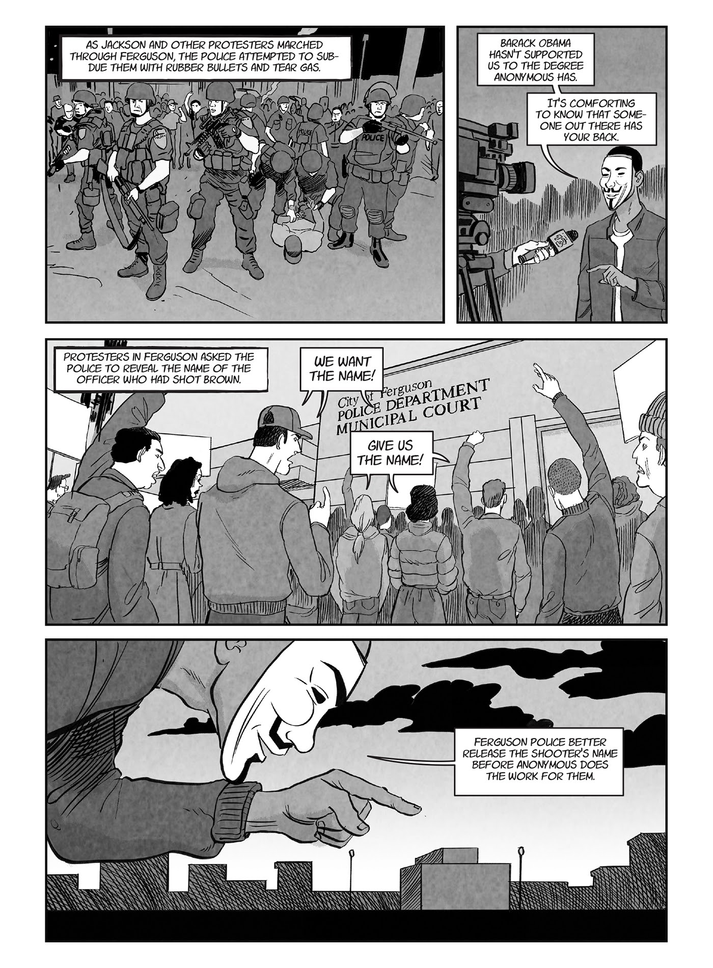 Read online A for Anonymous: How a Mysterious Hacker Collective Transformed the World comic -  Issue # TPB - 108