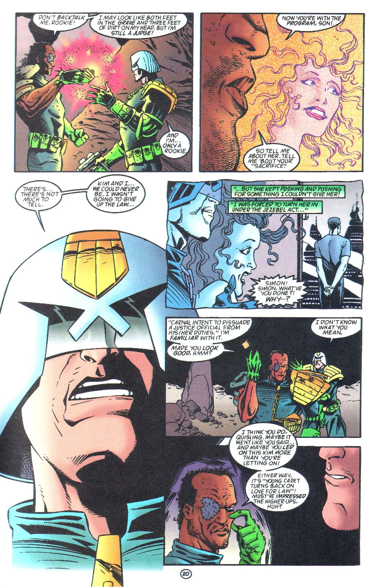 Read online Judge Dredd: Legends of the Law comic -  Issue #6 - 24