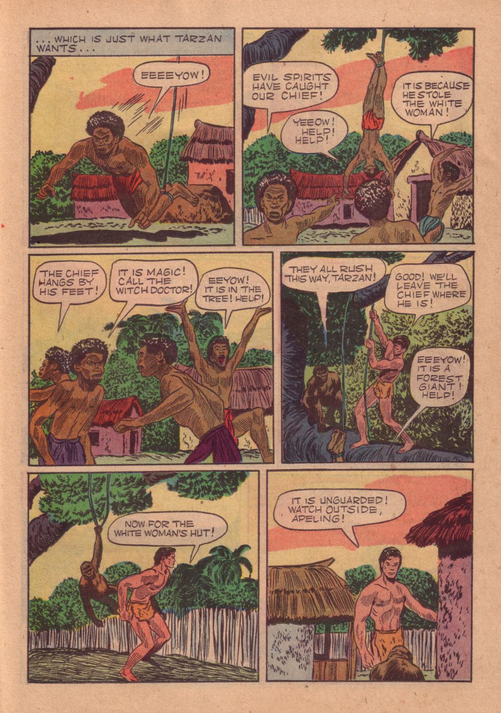 Read online Tarzan (1948) comic -  Issue #27 - 23