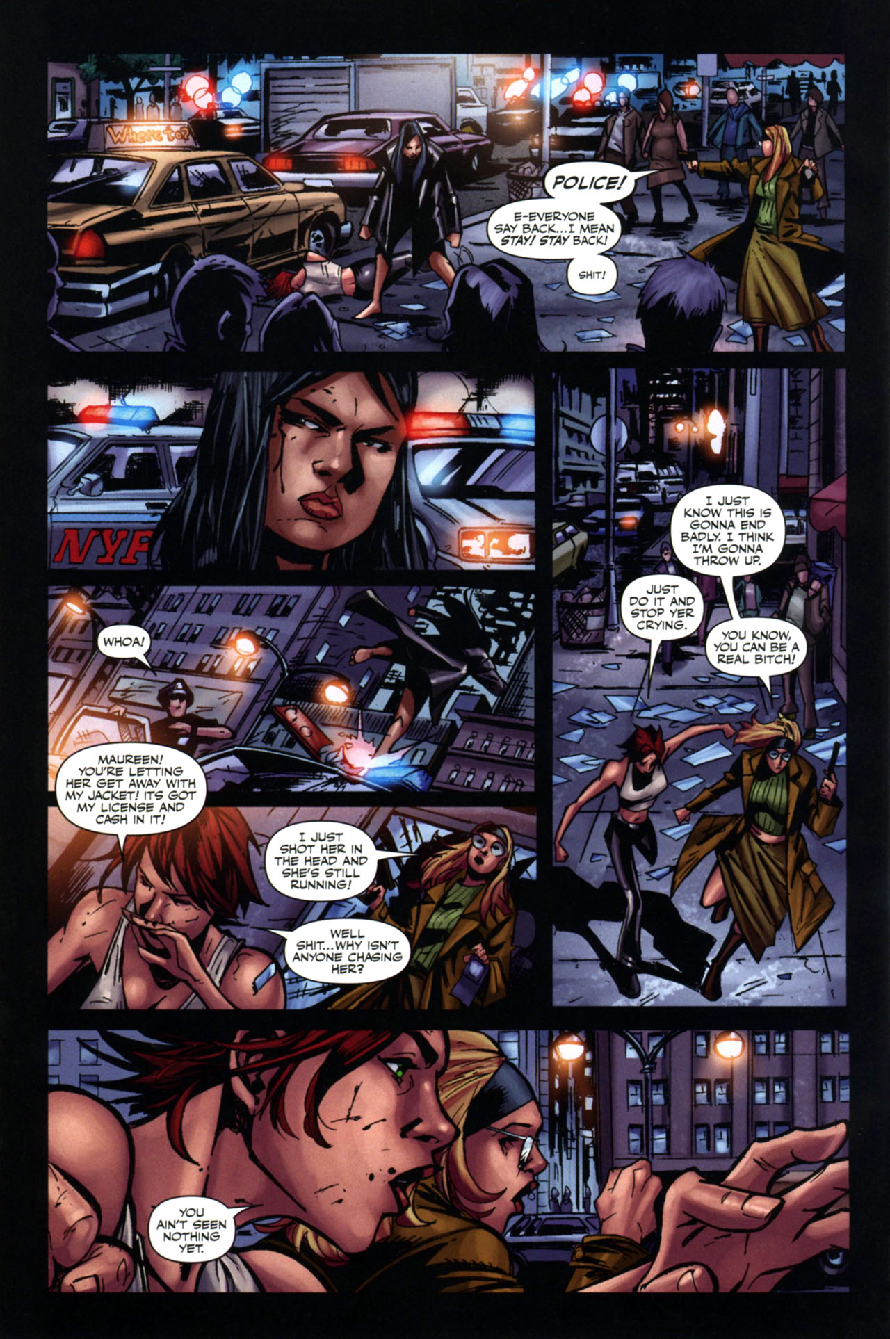 Read online Painkiller Jane Vs. Terminator comic -  Issue #2 - 10