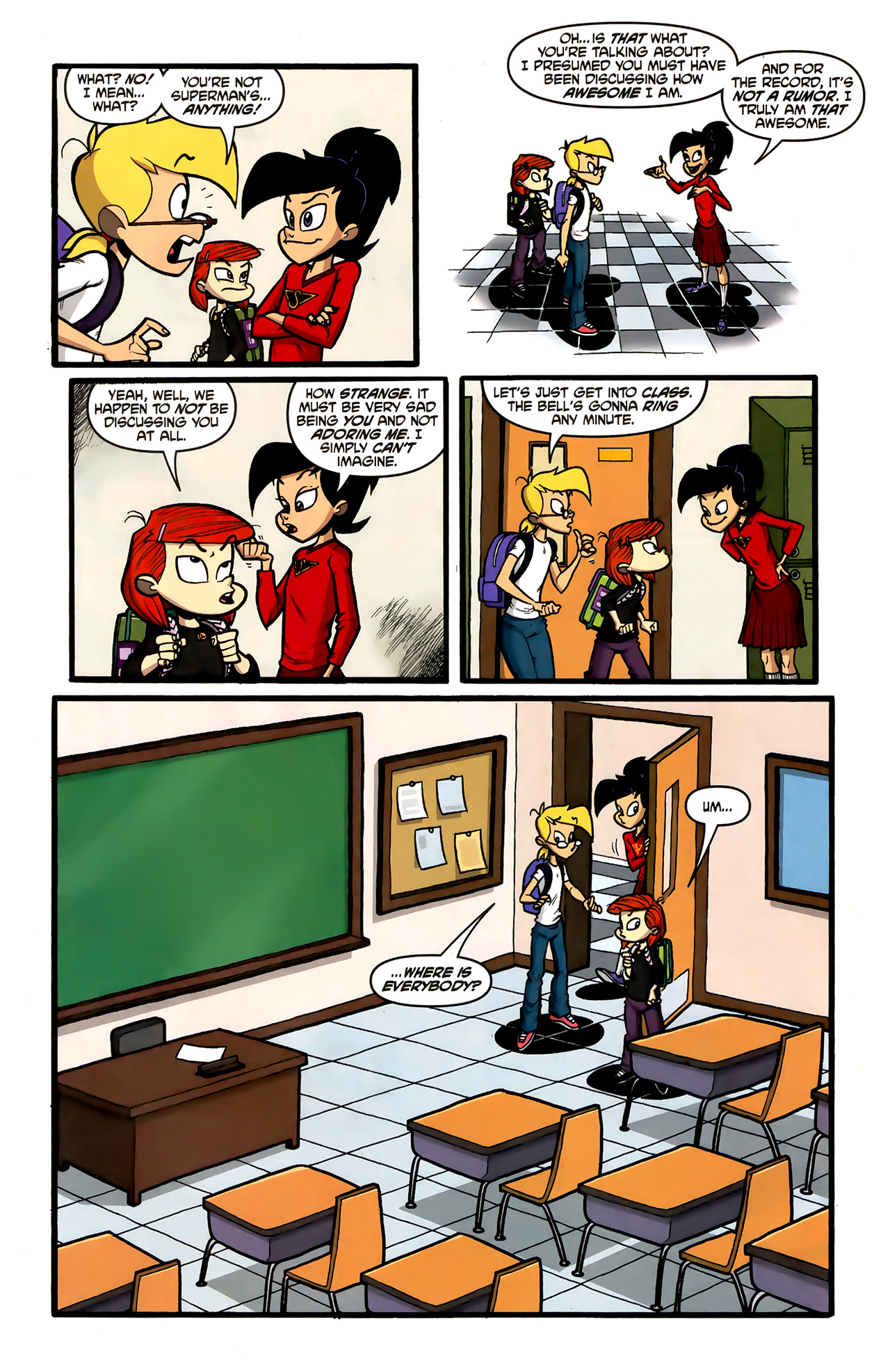 Read online Supergirl: Cosmic Adventures in the 8th Grade comic -  Issue #4 - 6