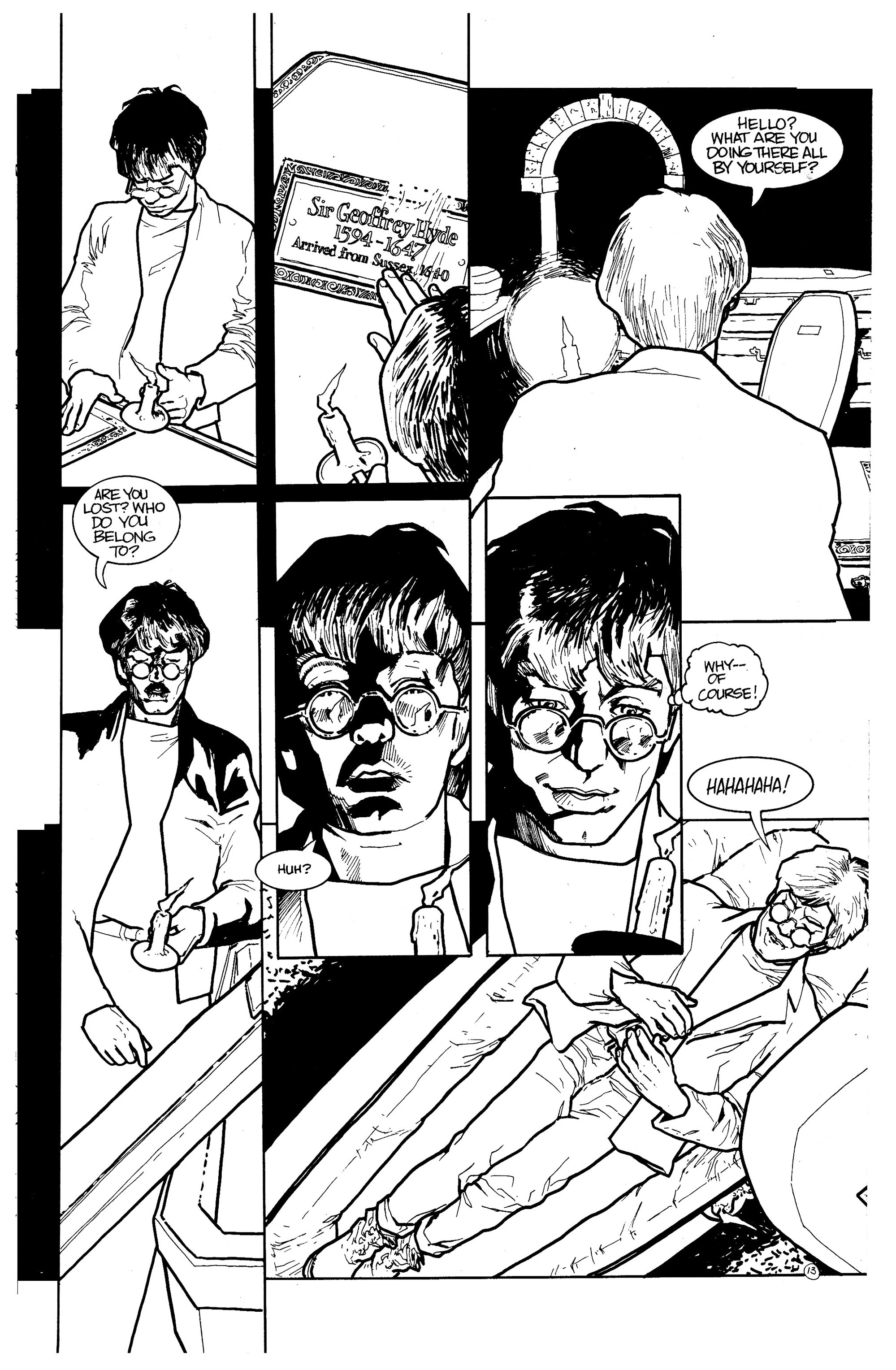 Read online Worlds of H.P. Lovecraft comic -  Issue # Issue The Tomb - 15