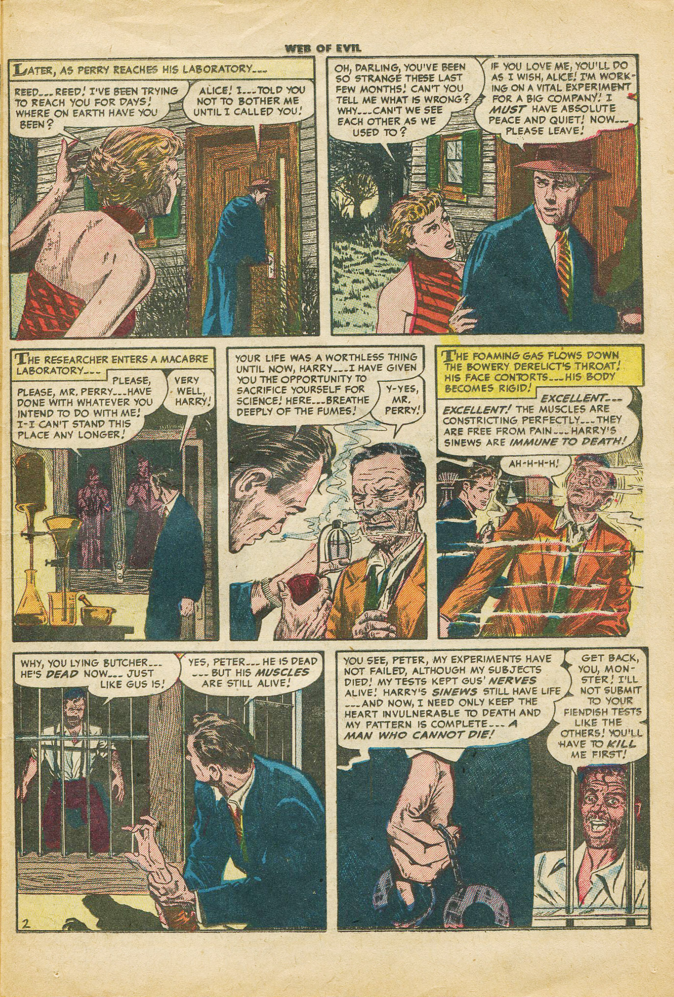 Read online Web of Evil comic -  Issue #17 - 13