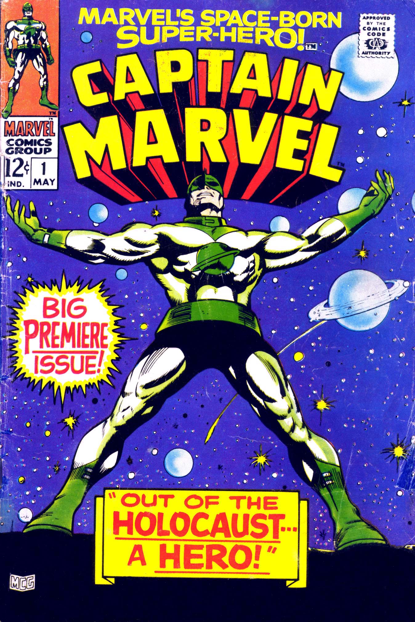 Read online Captain Marvel (1968) comic -  Issue #1 - 1