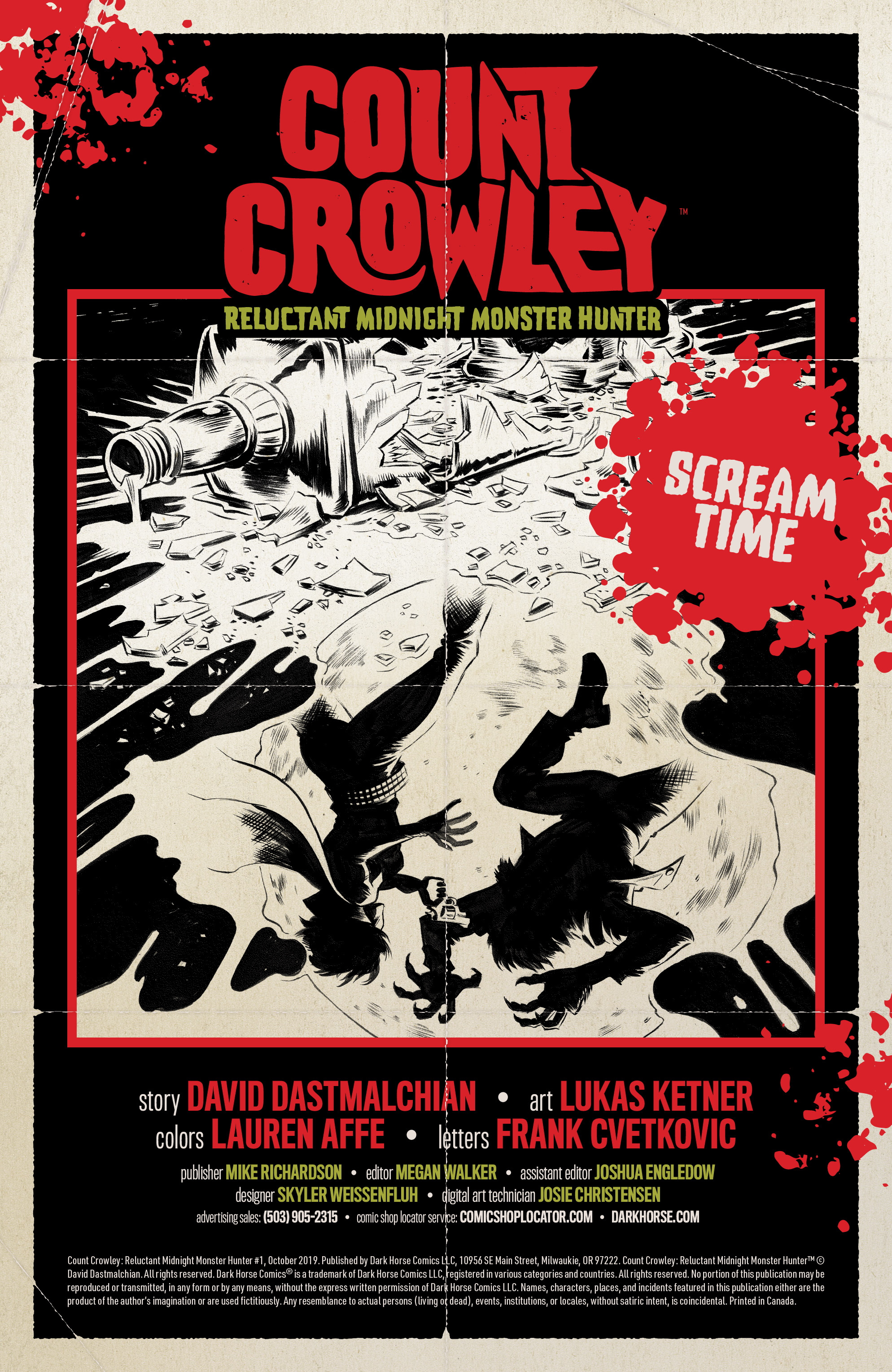 Read online Count Crowley: Reluctant Midnight Monster Hunter comic -  Issue #1 - 2