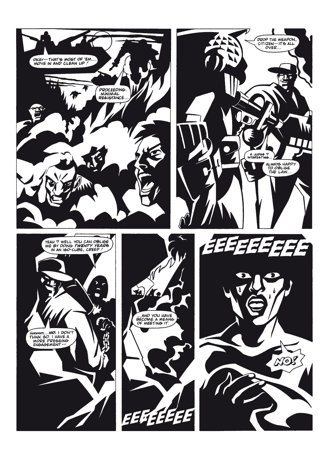 Read online Judge Dredd Megazine (Vol. 5) comic -  Issue #348 - 100