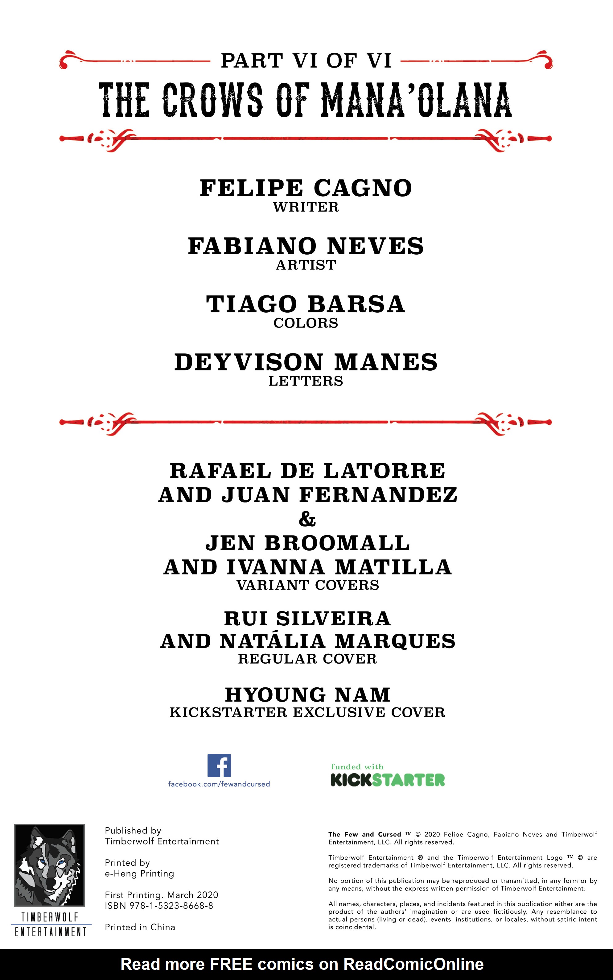 Read online The Few and Cursed comic -  Issue #6 - 2