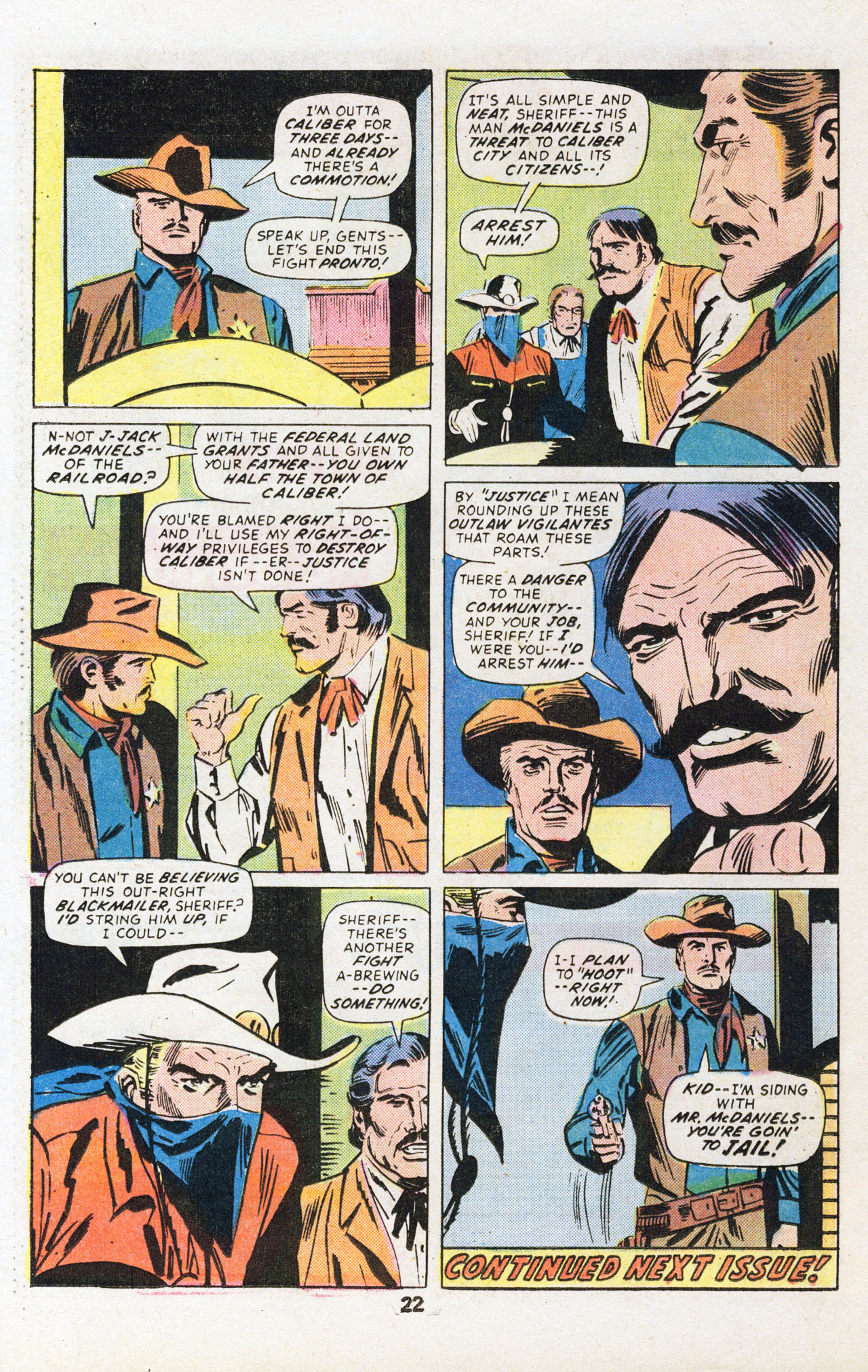 Read online The Outlaw Kid (1970) comic -  Issue #27 - 24