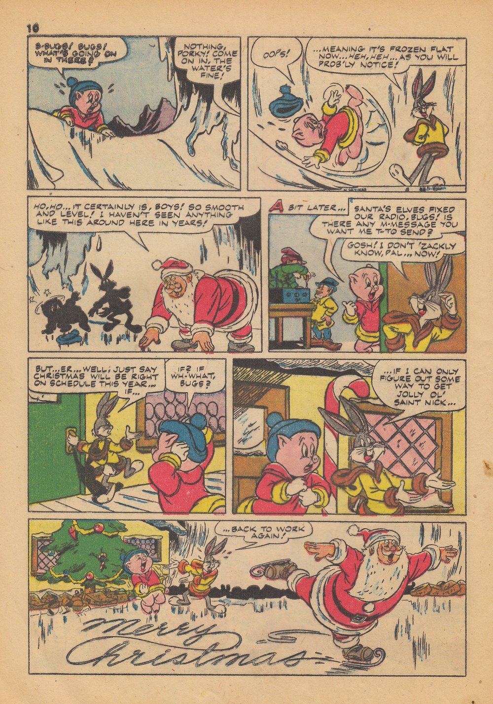 Read online Bugs Bunny's Christmas Funnies comic -  Issue # TPB 4 - 12