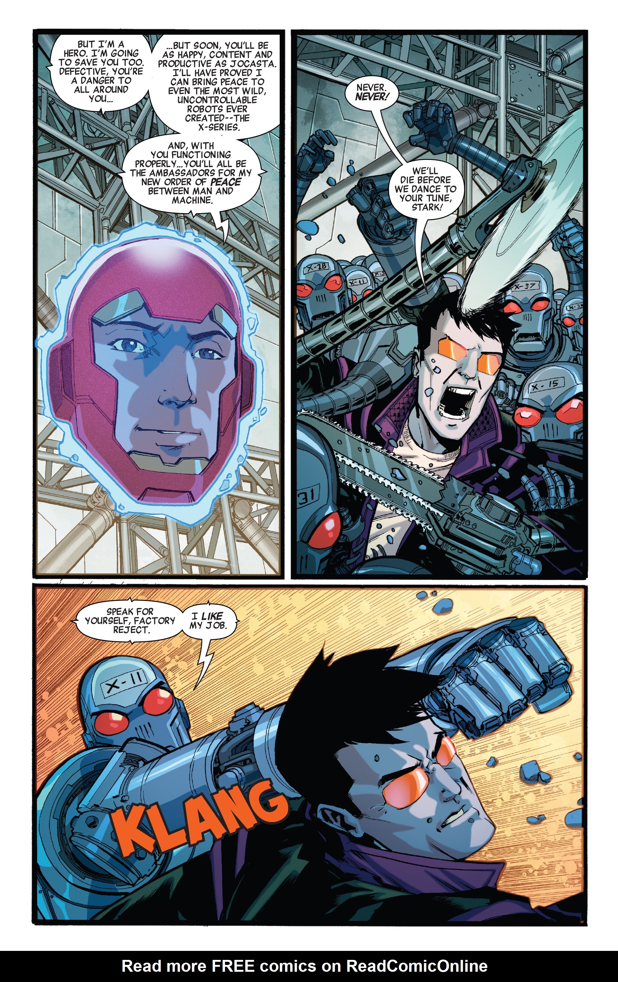 Read online Iron Man 2020: Robot Revolution - Force Works comic -  Issue # TPB (Part 1) - 13