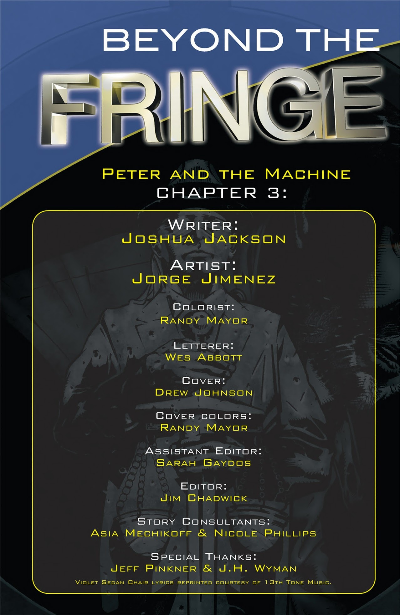 Read online Beyond The Fringe comic -  Issue #3A - 2