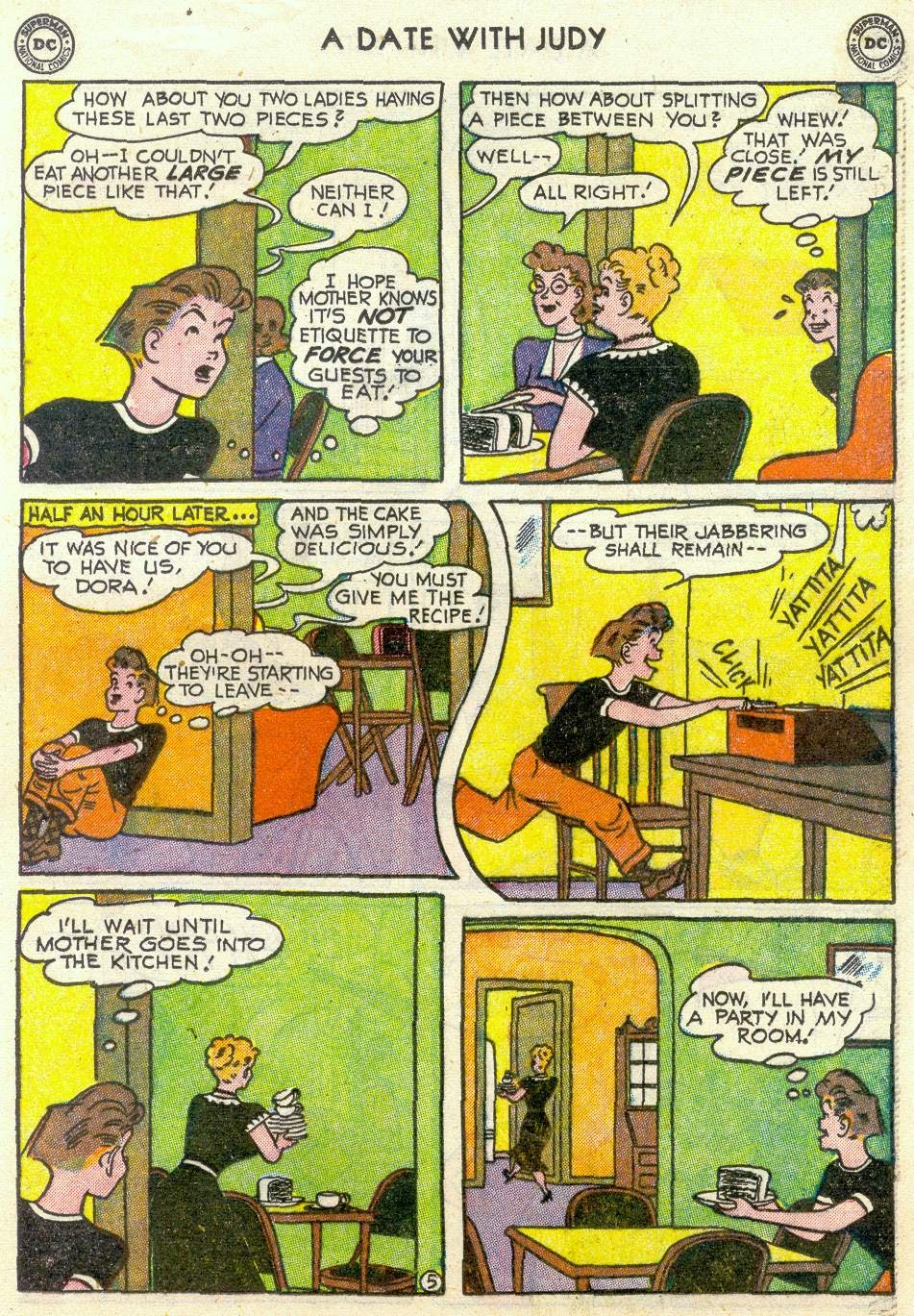Read online A Date with Judy comic -  Issue #28 - 31