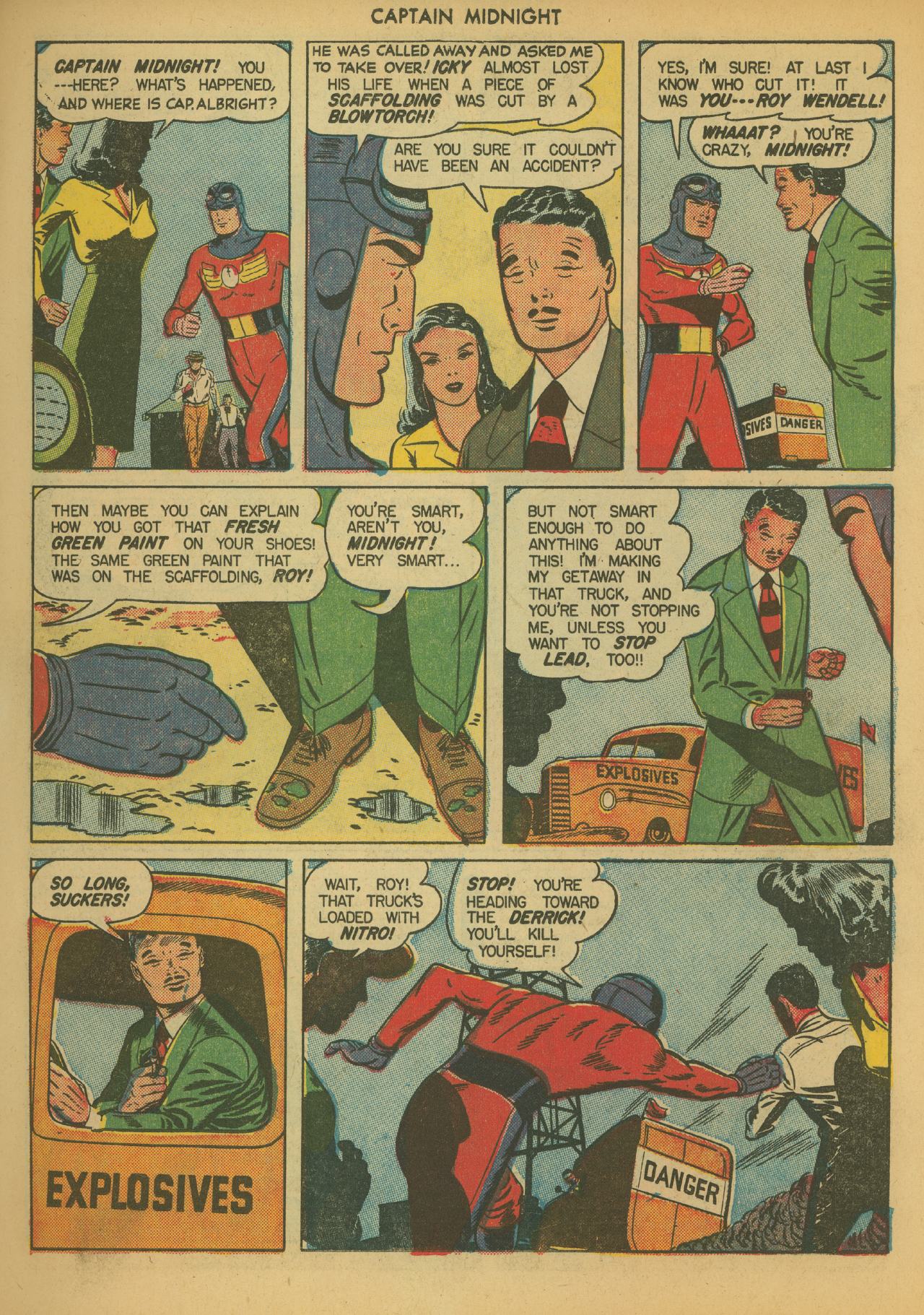 Read online Captain Midnight (1942) comic -  Issue #46 - 11
