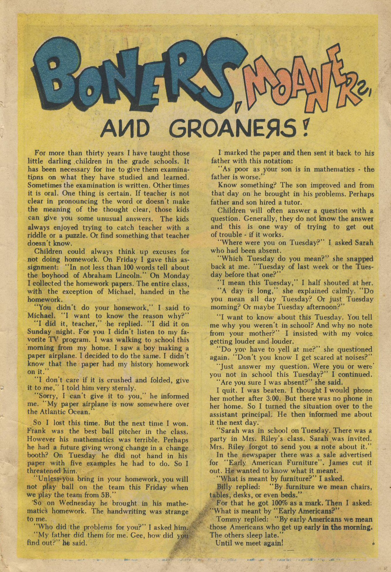 Read online Abbott & Costello comic -  Issue #21 - 25