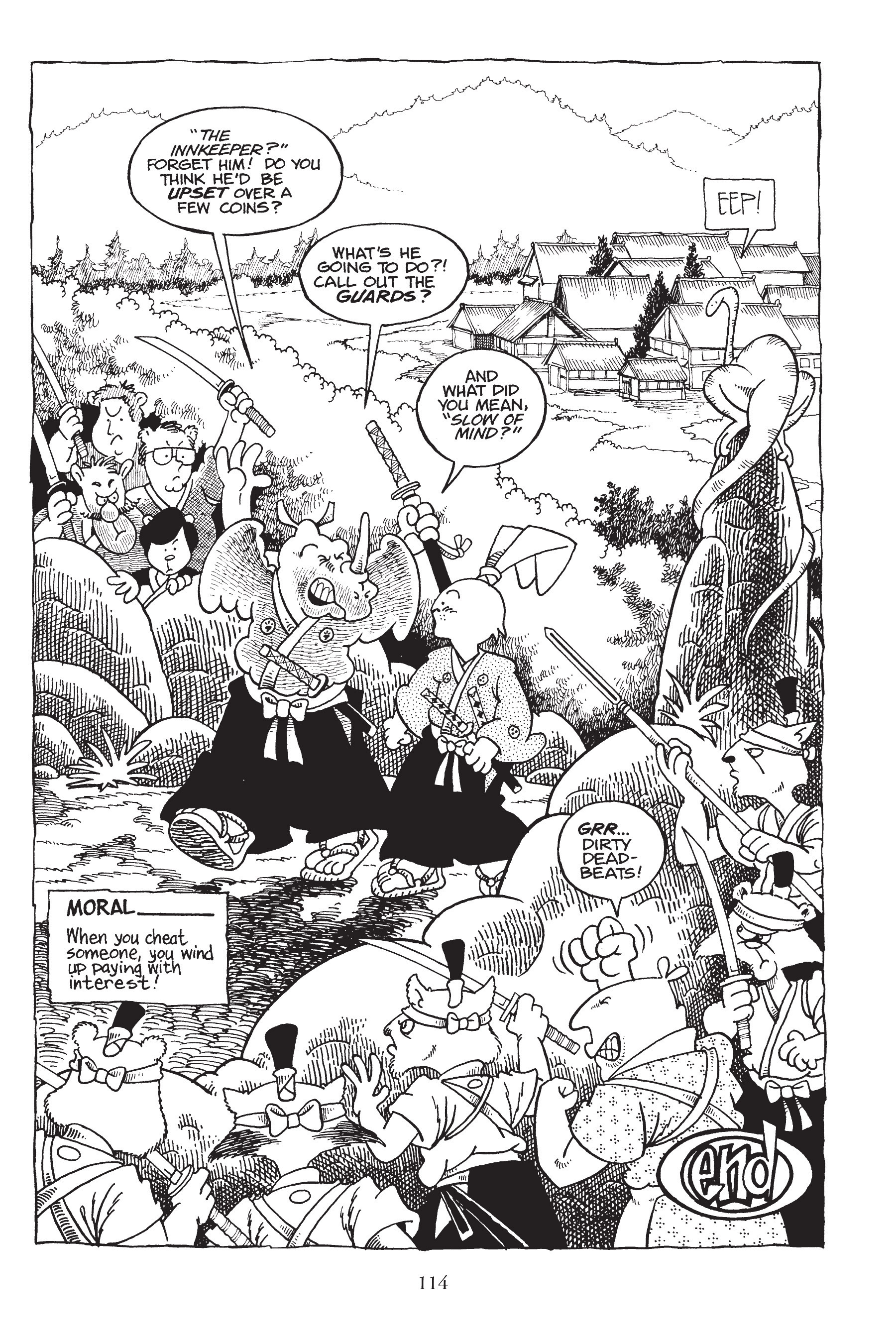 Read online Usagi Yojimbo (1987) comic -  Issue # _TPB 3 - 110