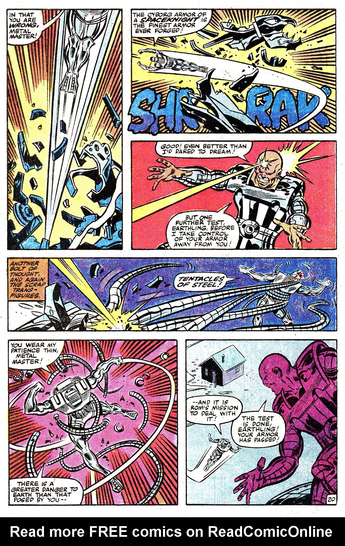 Read online ROM (1979) comic -  Issue #30 - 21