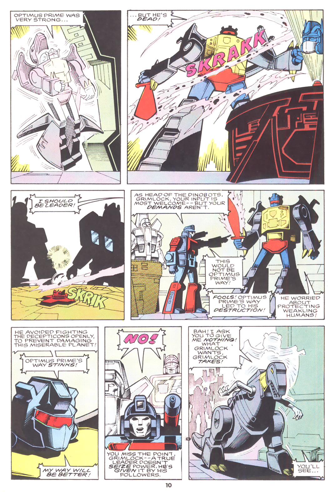 Read online The Transformers (UK) comic -  Issue #111 - 10