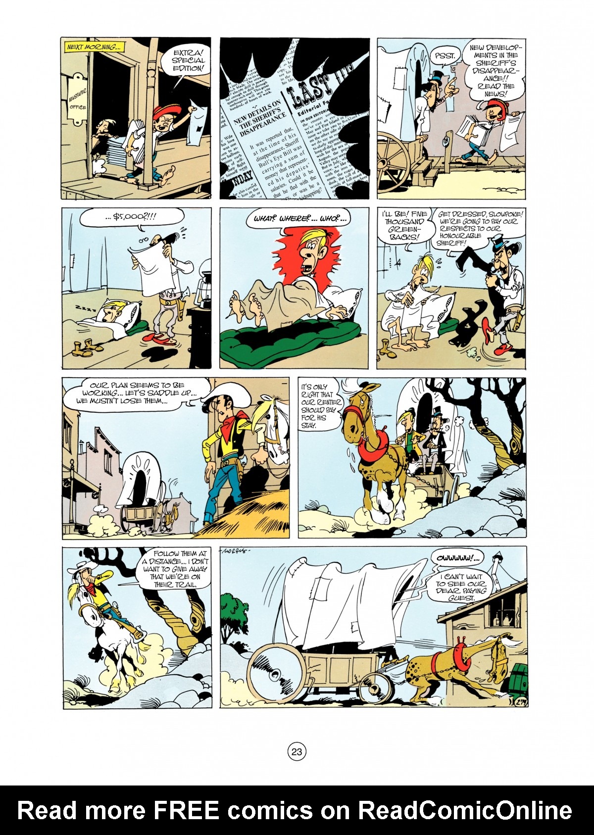 Read online A Lucky Luke Adventure comic -  Issue #38 - 23