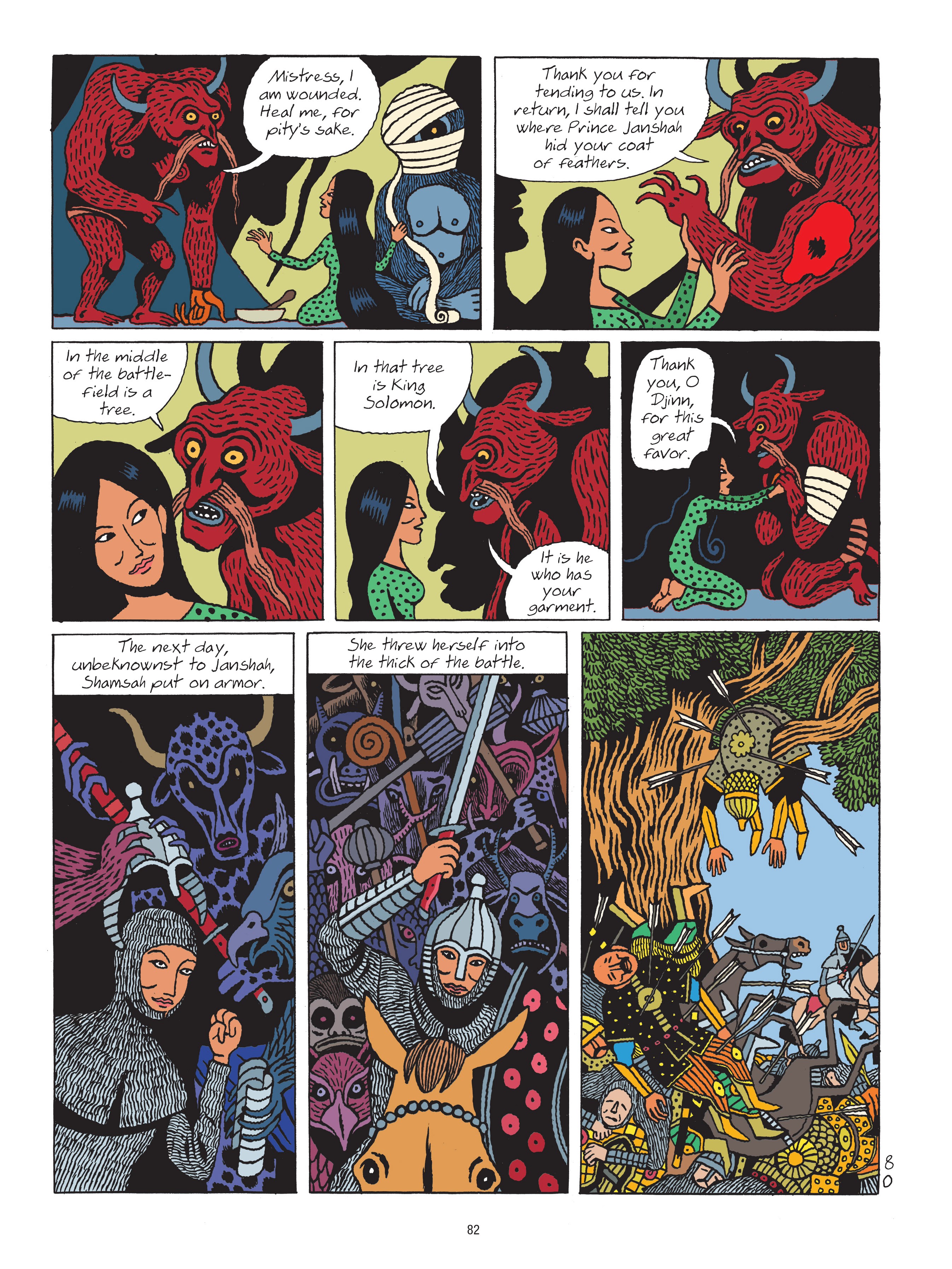 Read online A Tale of a Thousand and One Nights: HASIB & the Queen of Serpents comic -  Issue # TPB - 82