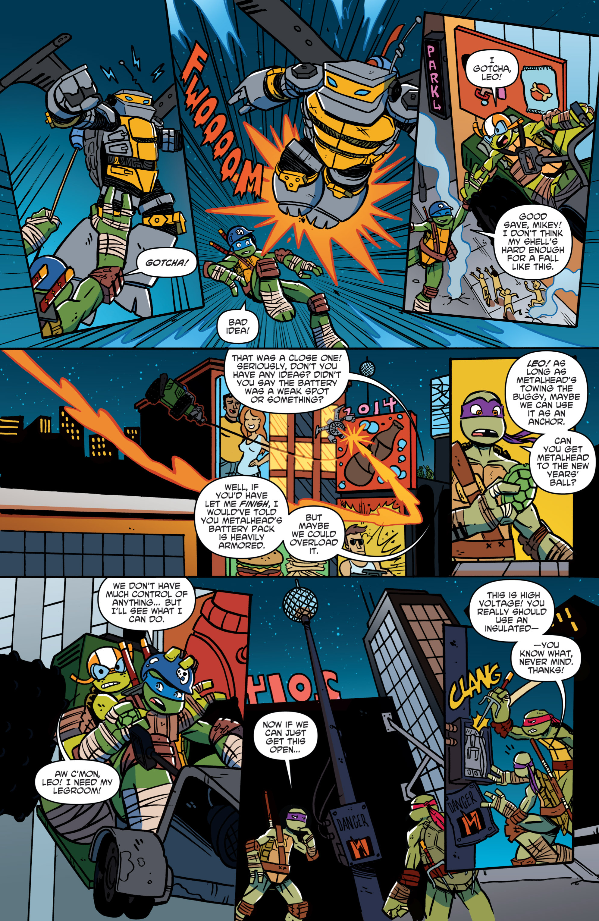 Read online Teenage Mutant Ninja Turtles New Animated Adventures comic -  Issue #9 - 14