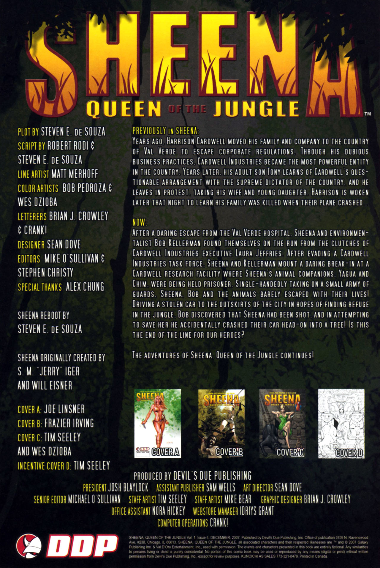 Read online Sheena, Queen of the Jungle comic -  Issue #4 - 2