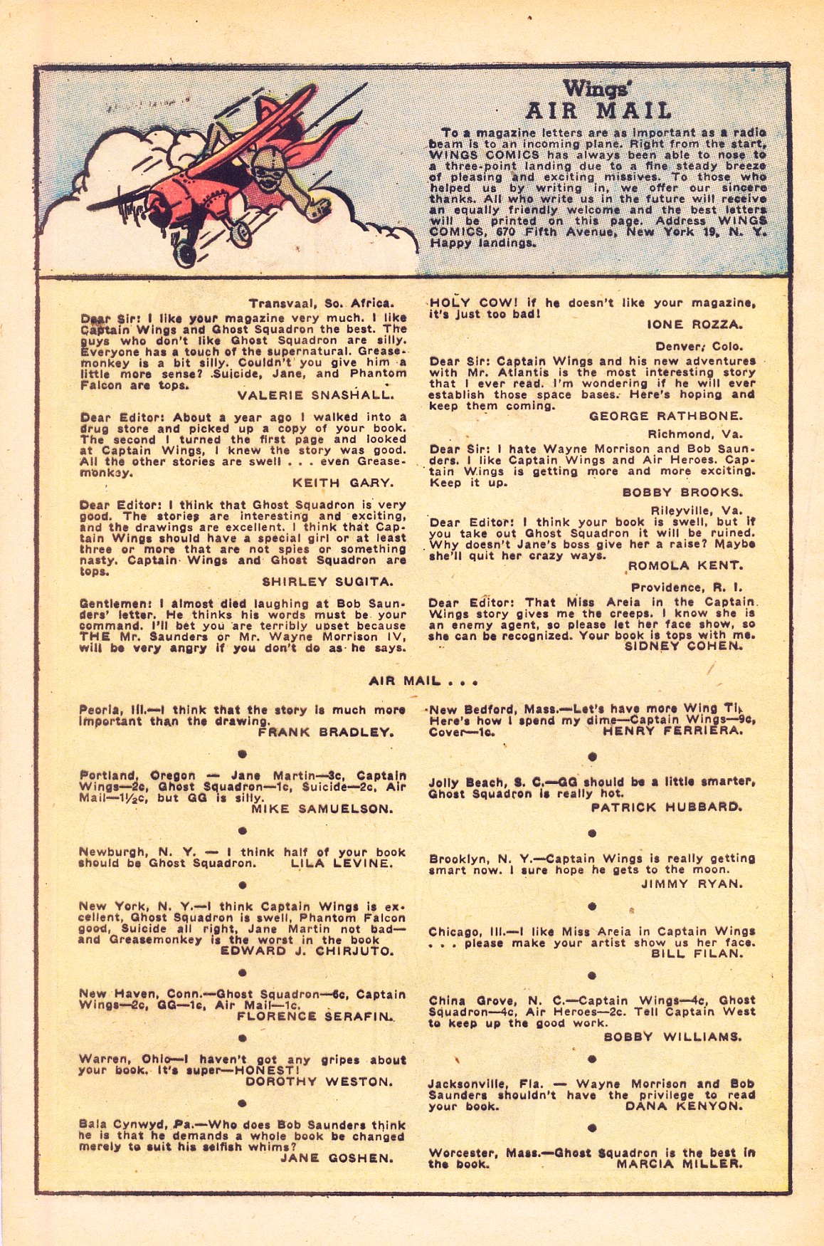 Read online Wings Comics comic -  Issue #88 - 44